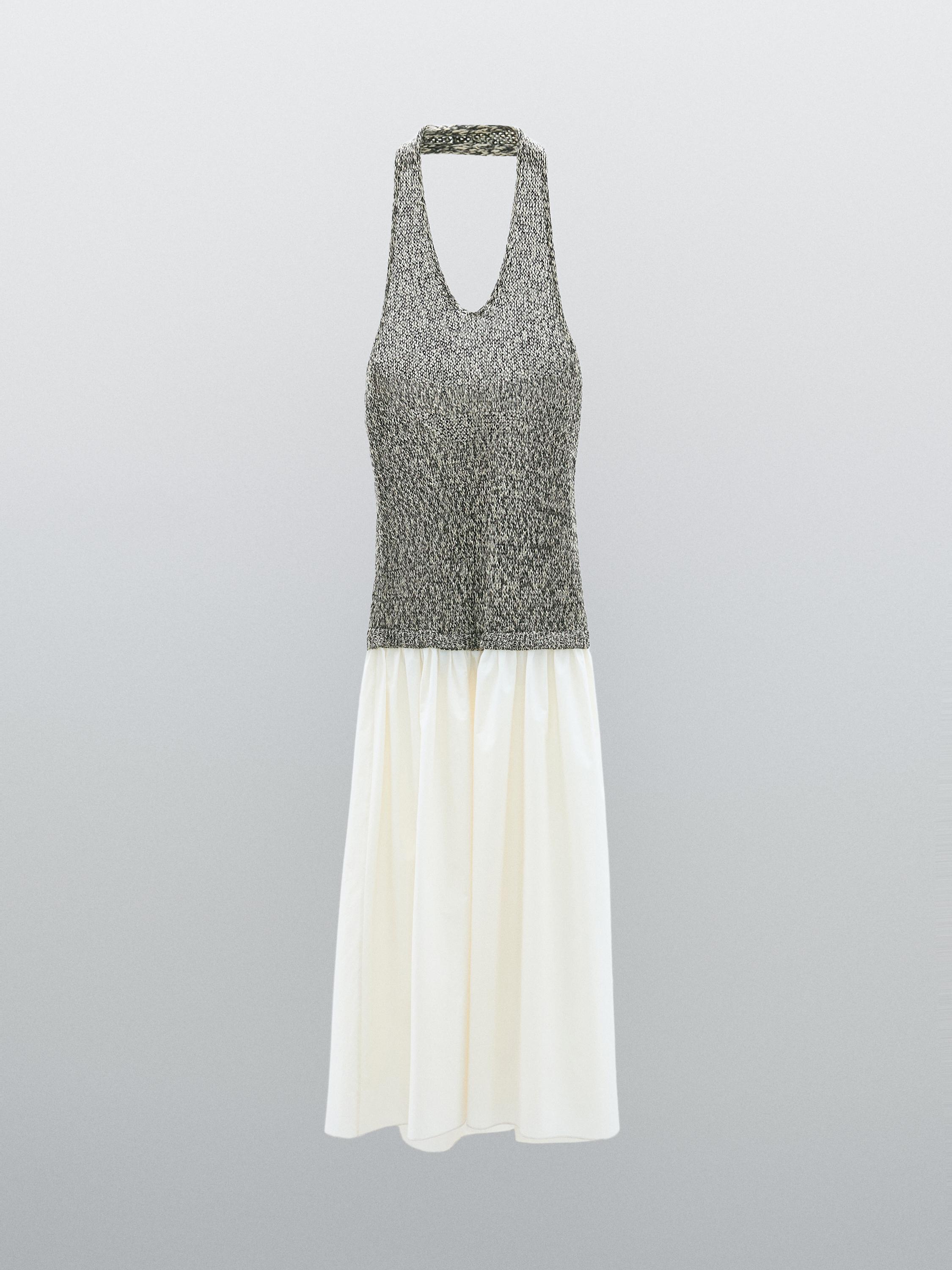 Rochie lungă combinată - Studio