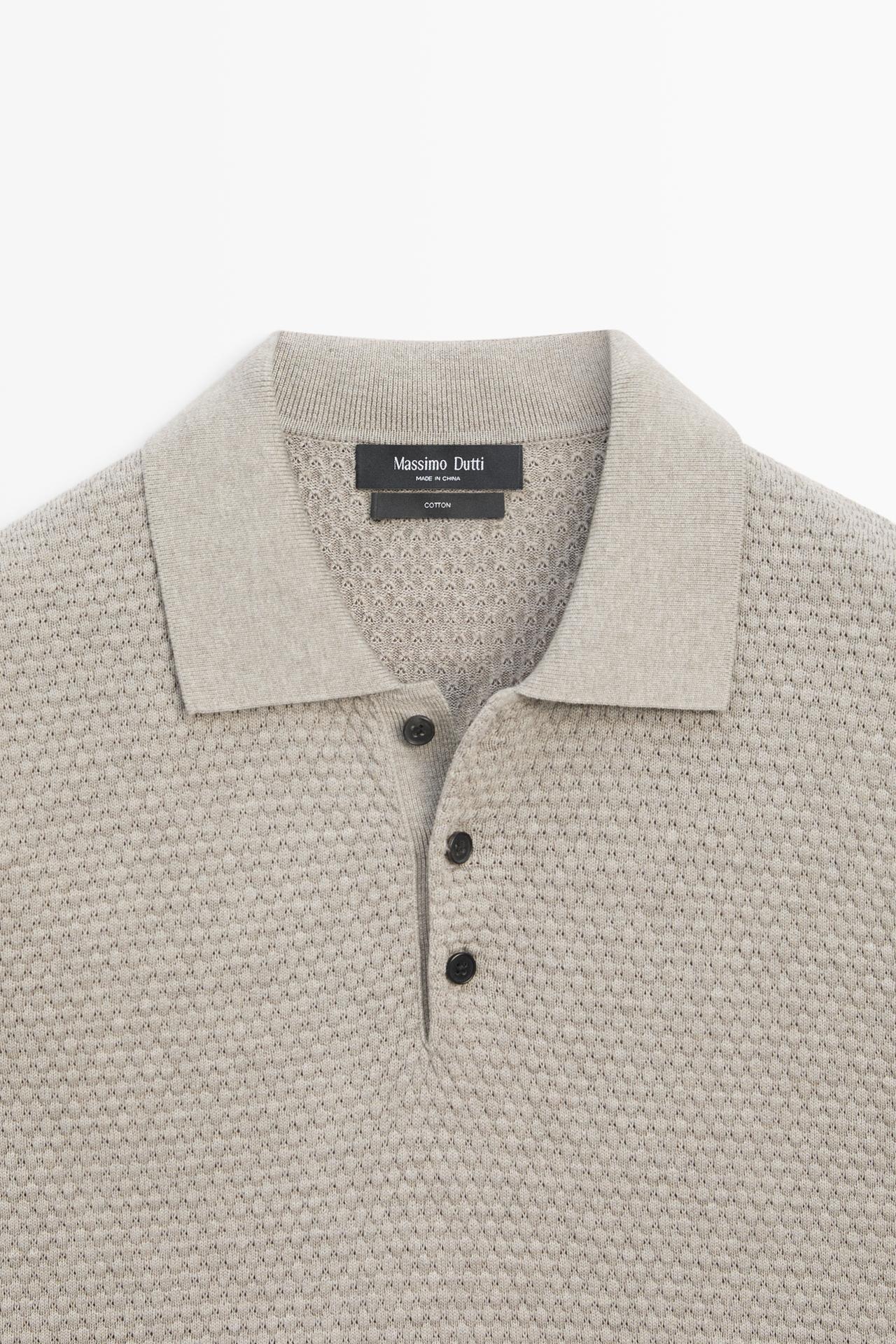100% Cotton Short Sleeve Knit Polo — 0-847
