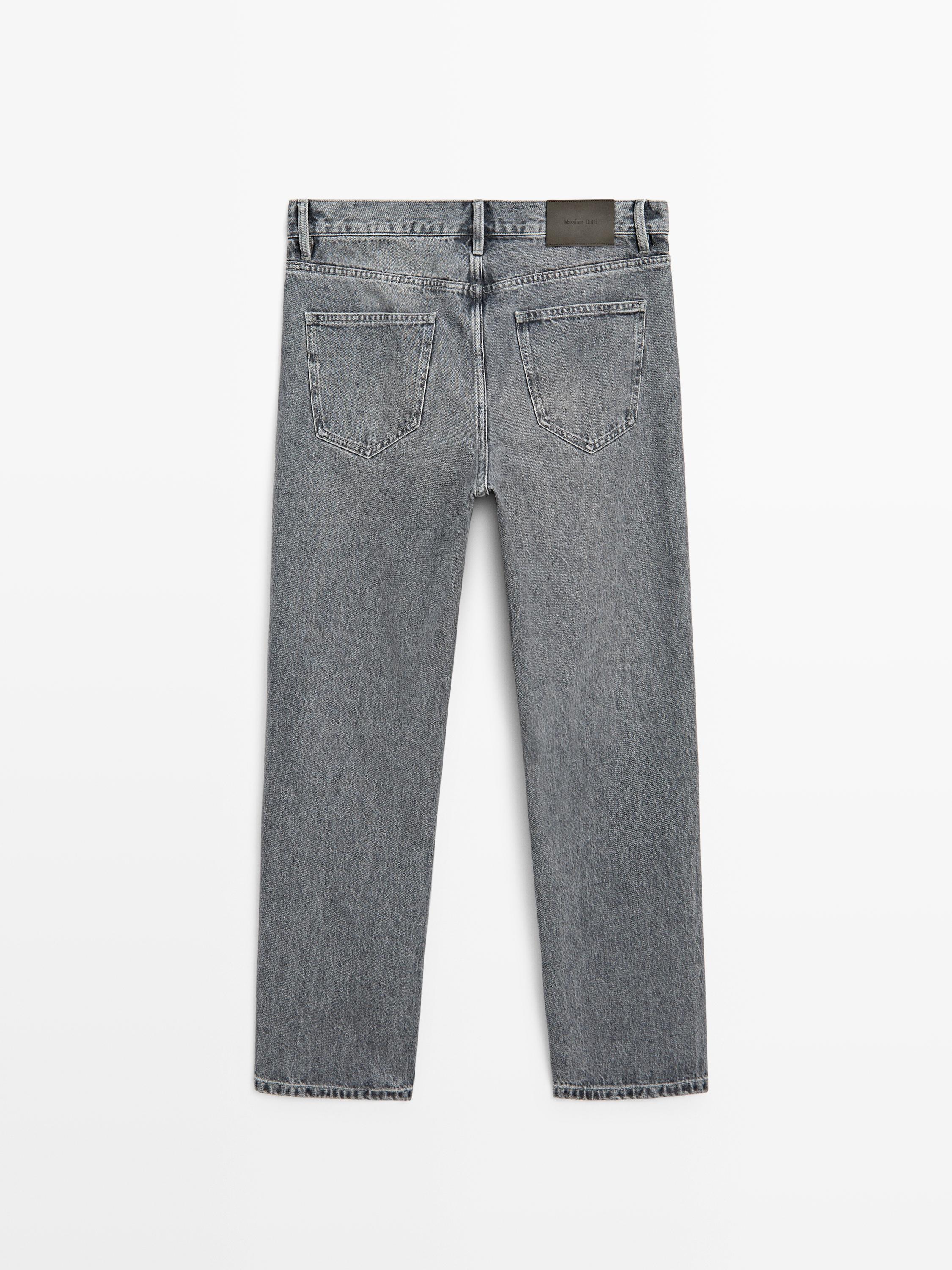 Straight-leg jeans — BLUISH GREY