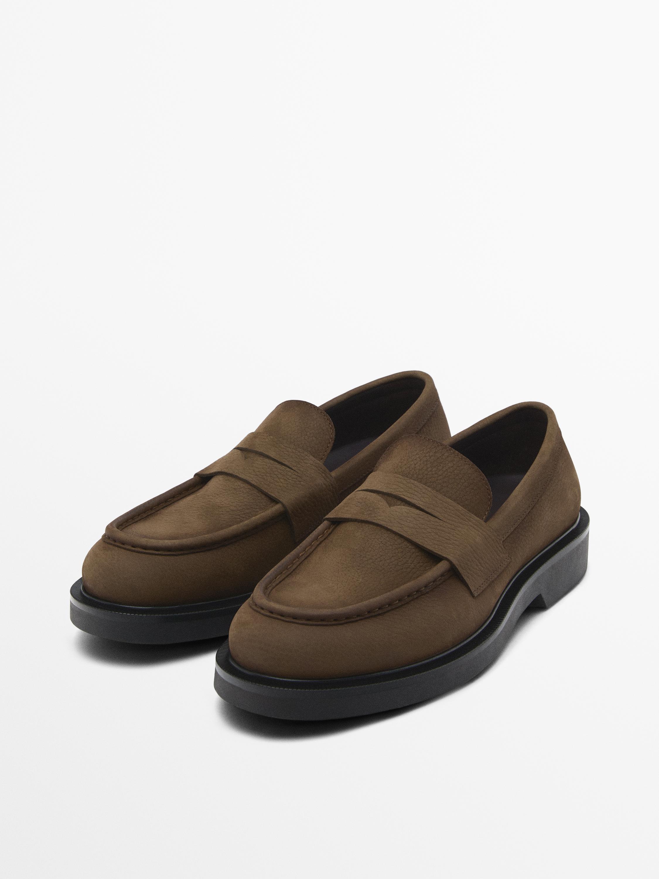 Mocassins nubuc