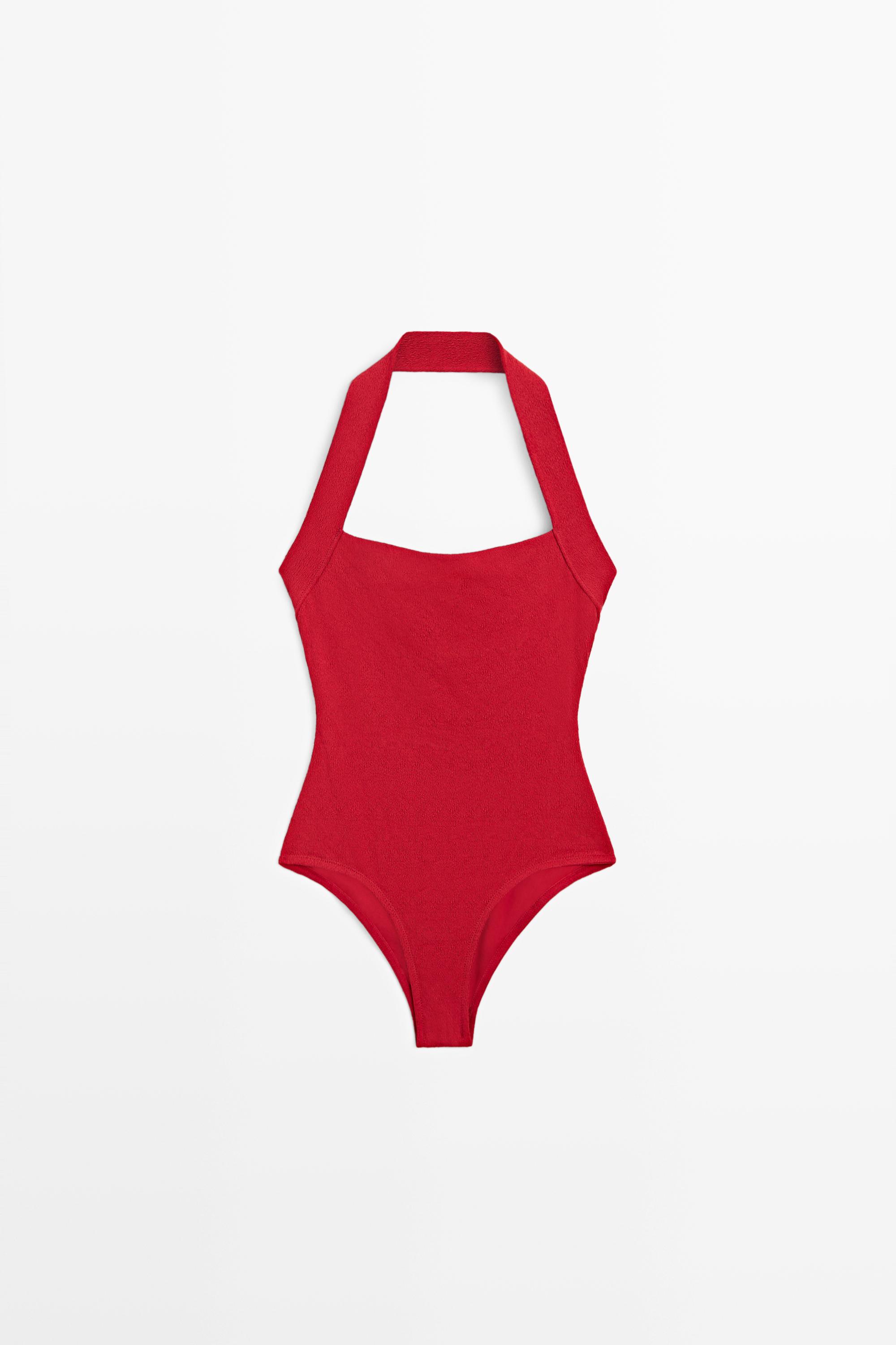 Massimo Dutti Dokulu halter mayo