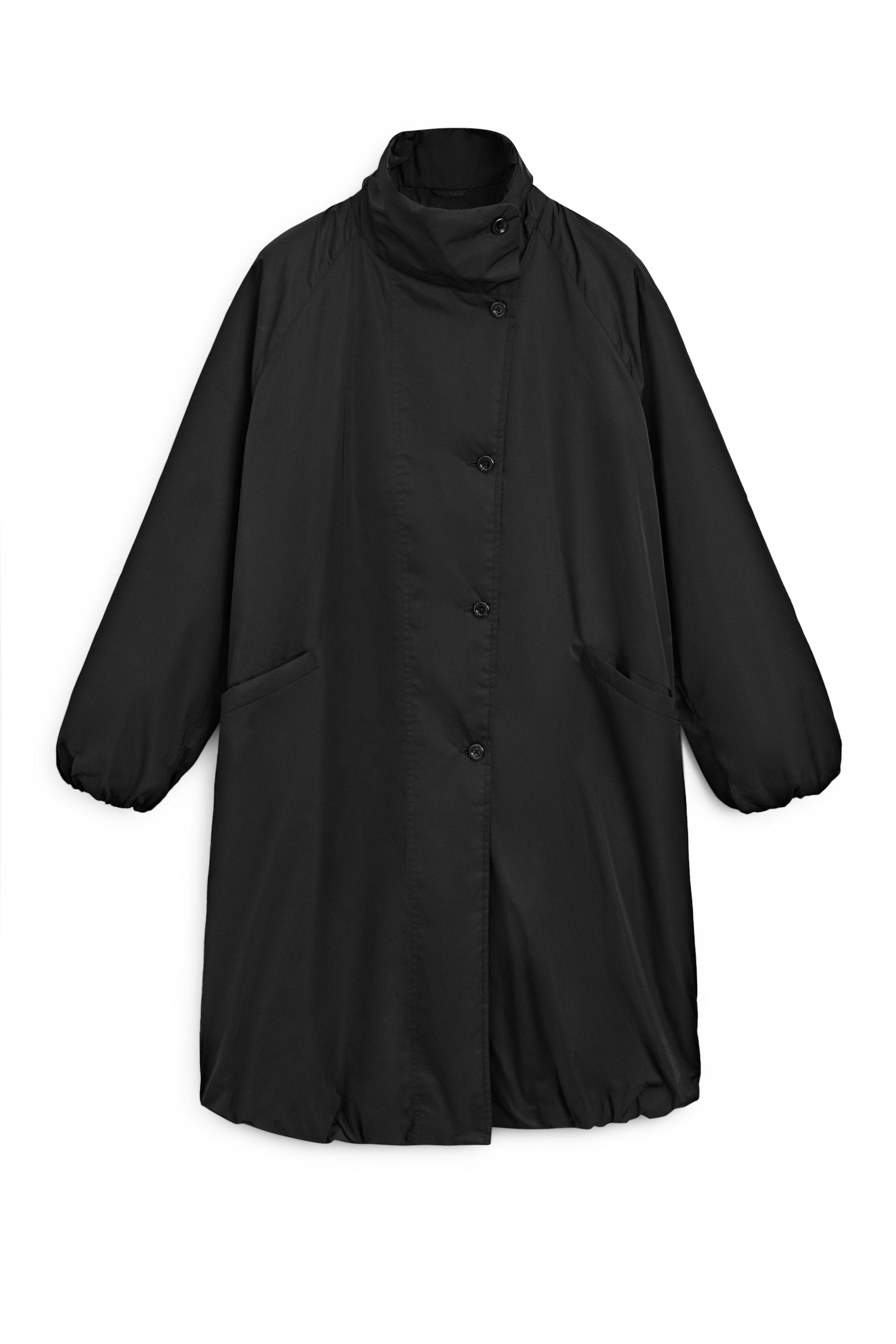 Massimo Dutti Dik yaka şişme mont görsel 5