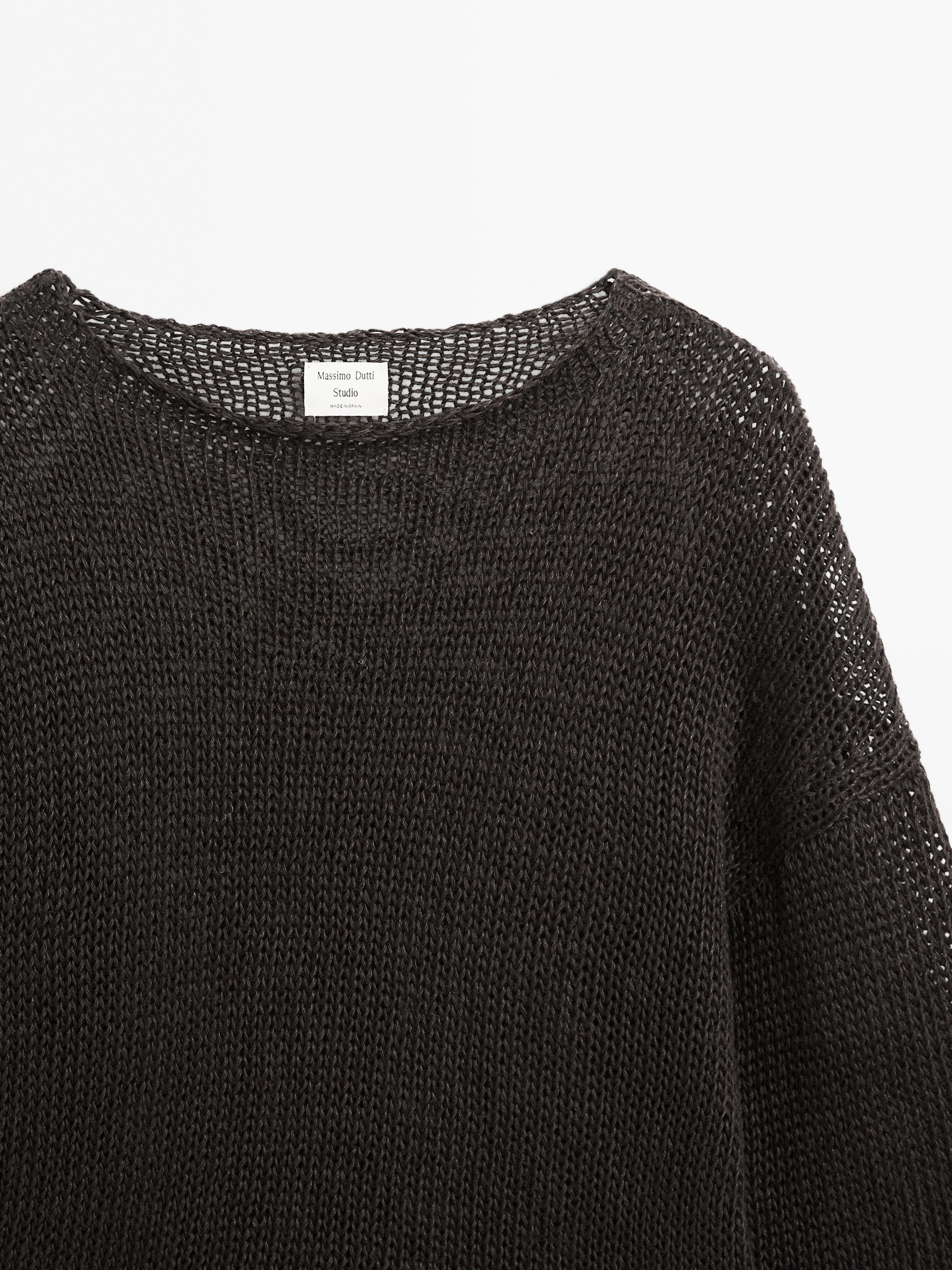 Oversize short sleeve sweater - STUDIO