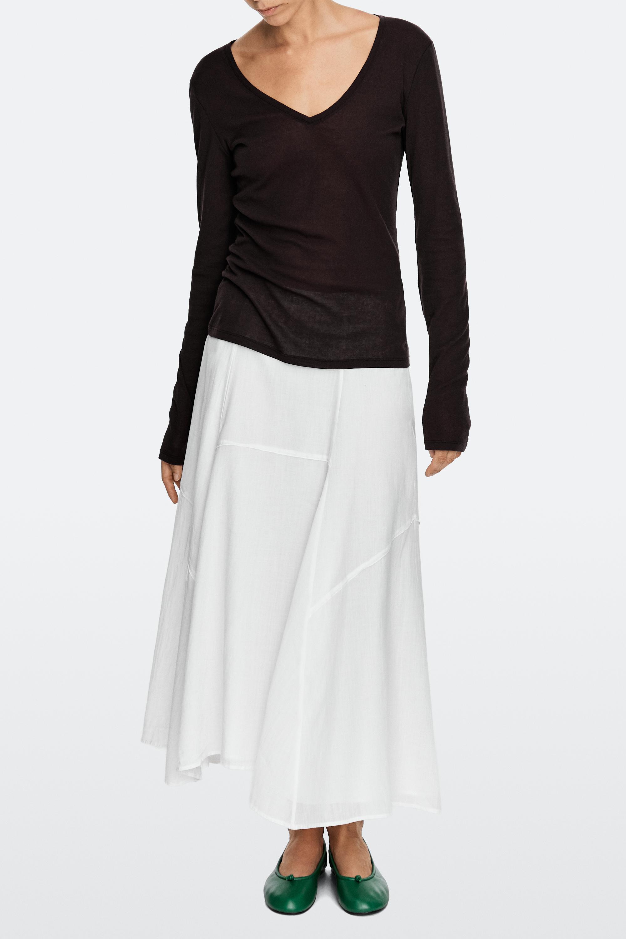 Ballerine en cuir à nœud