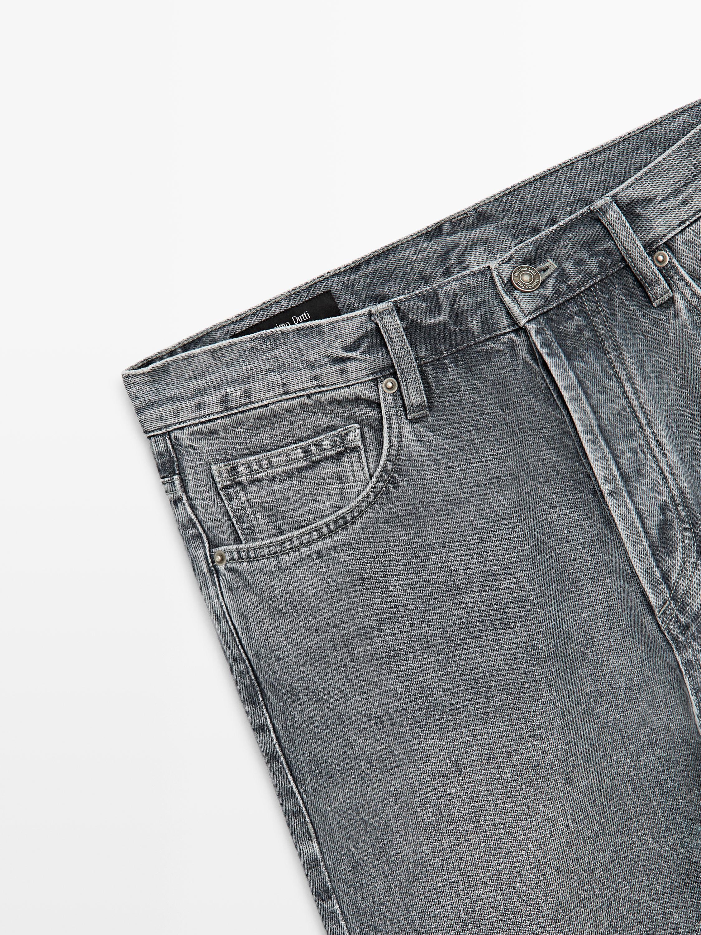 Straight-leg jeans — BLUISH GREY