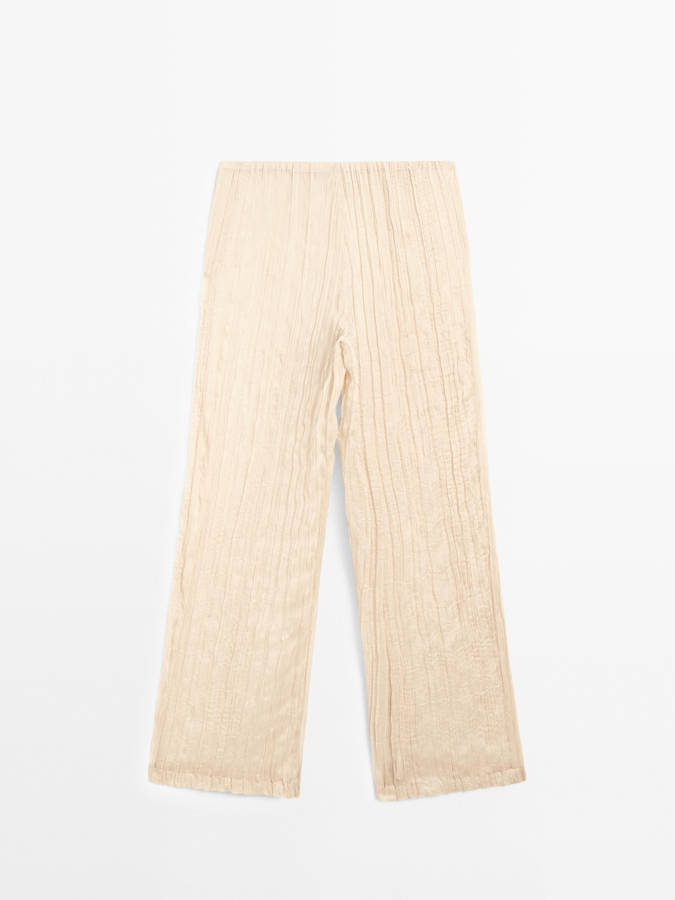Flowing pleated trousers - Limited Edition