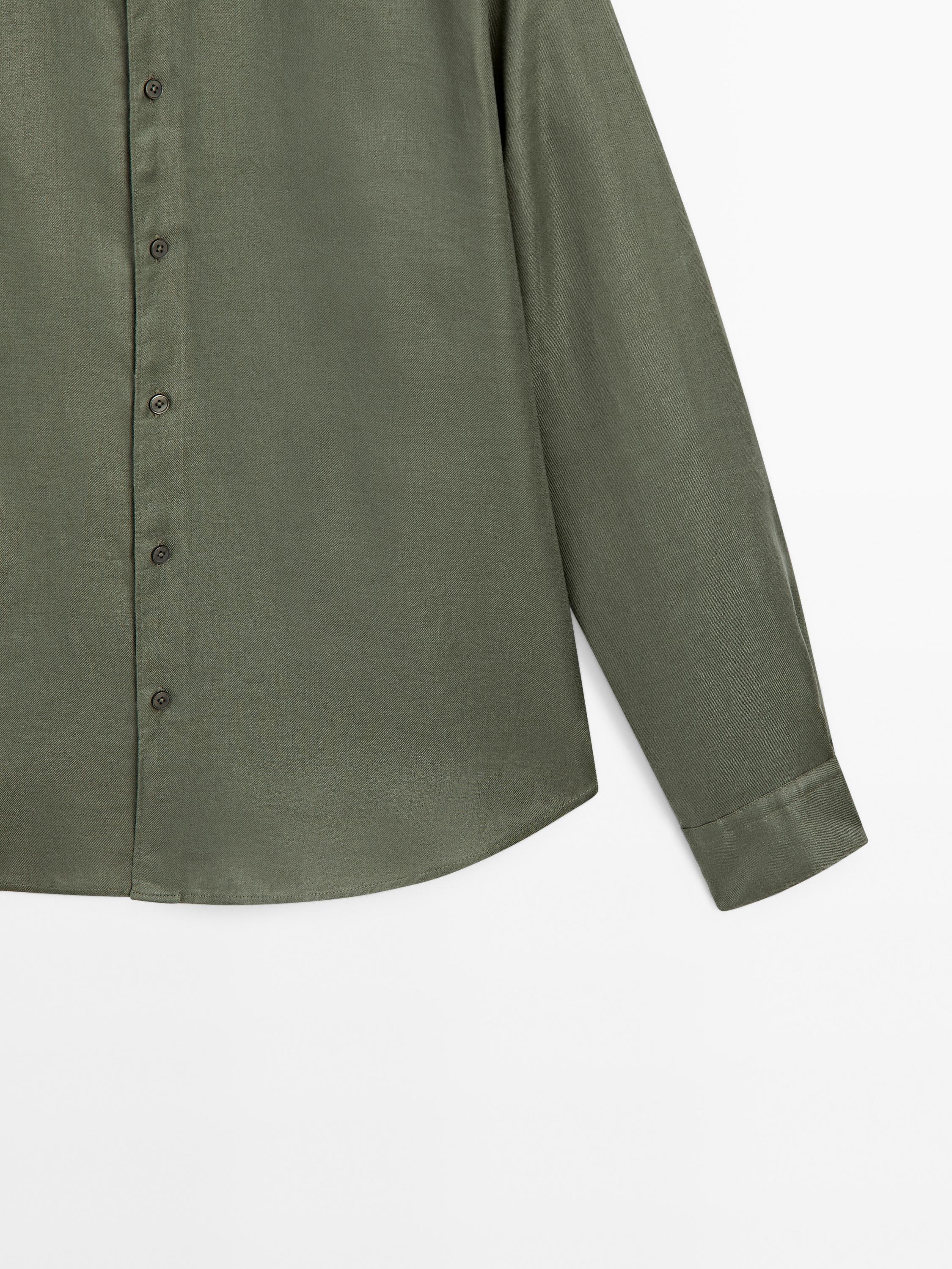 Lightweight regular fit twill shirt