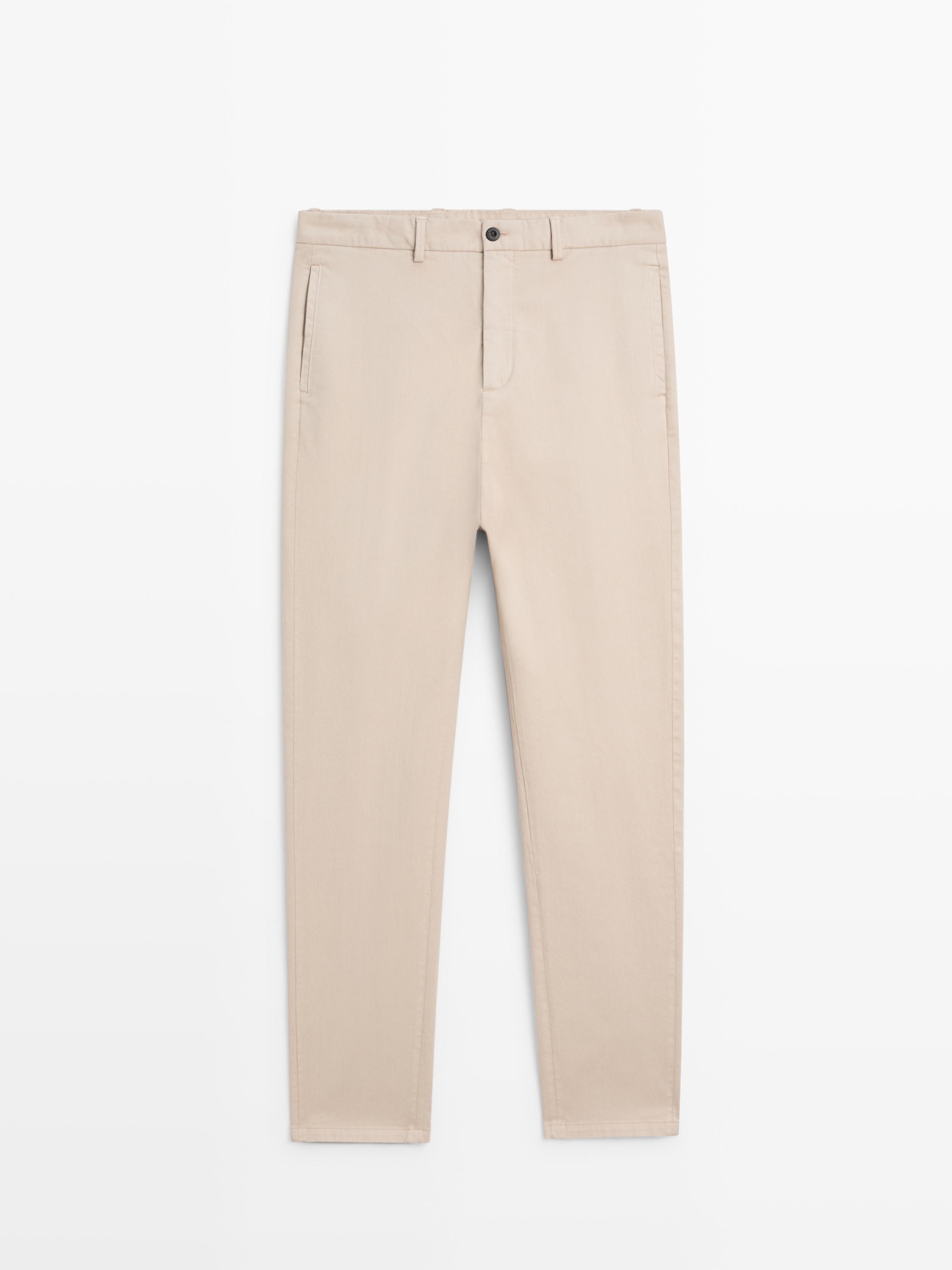 Pantalon serge coton taille élastique