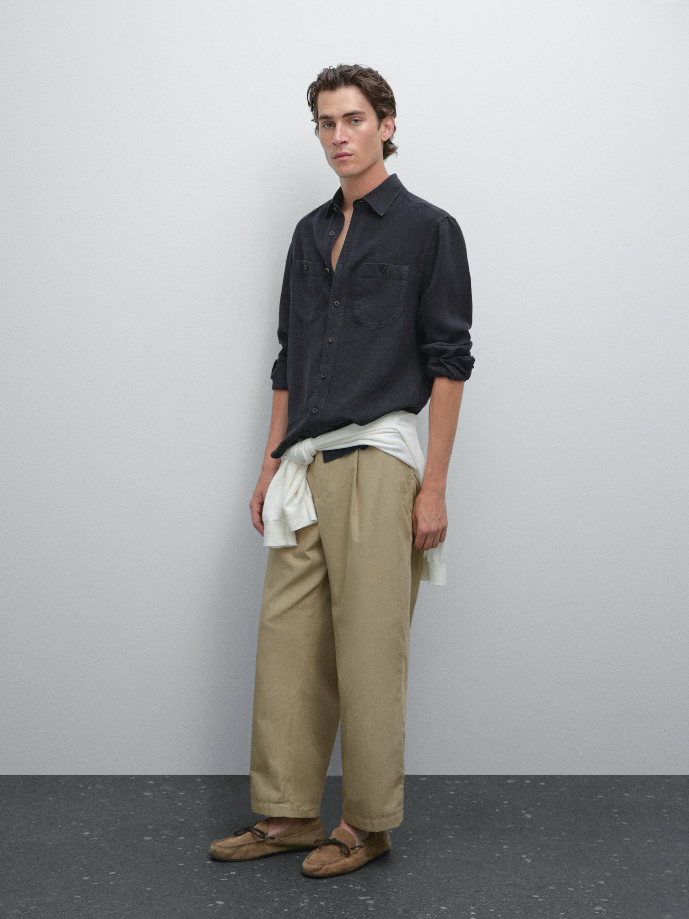 Relaxed-fit overshirt