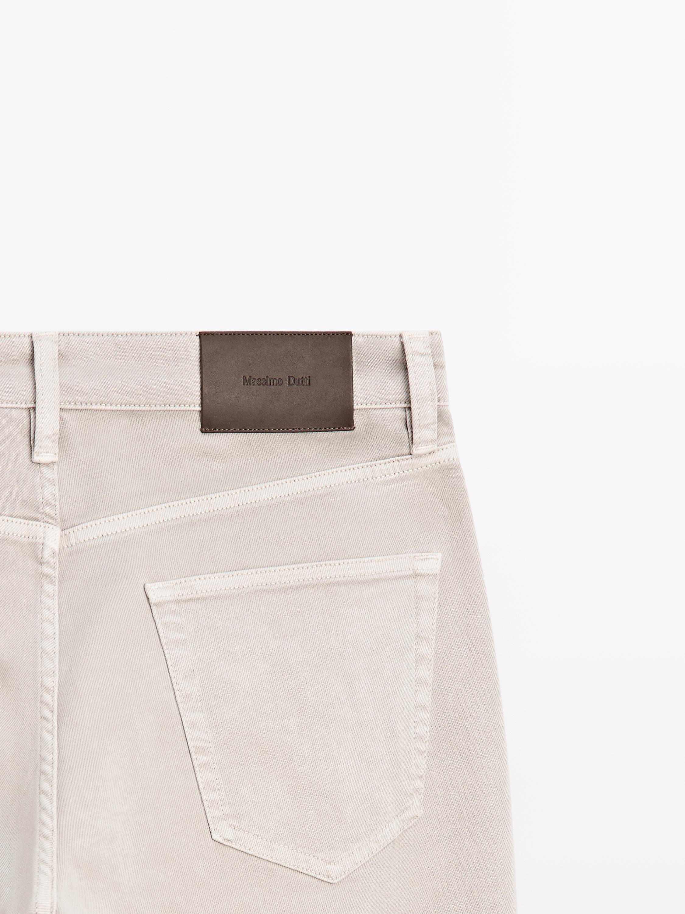 Tapered fit jeans — STONE