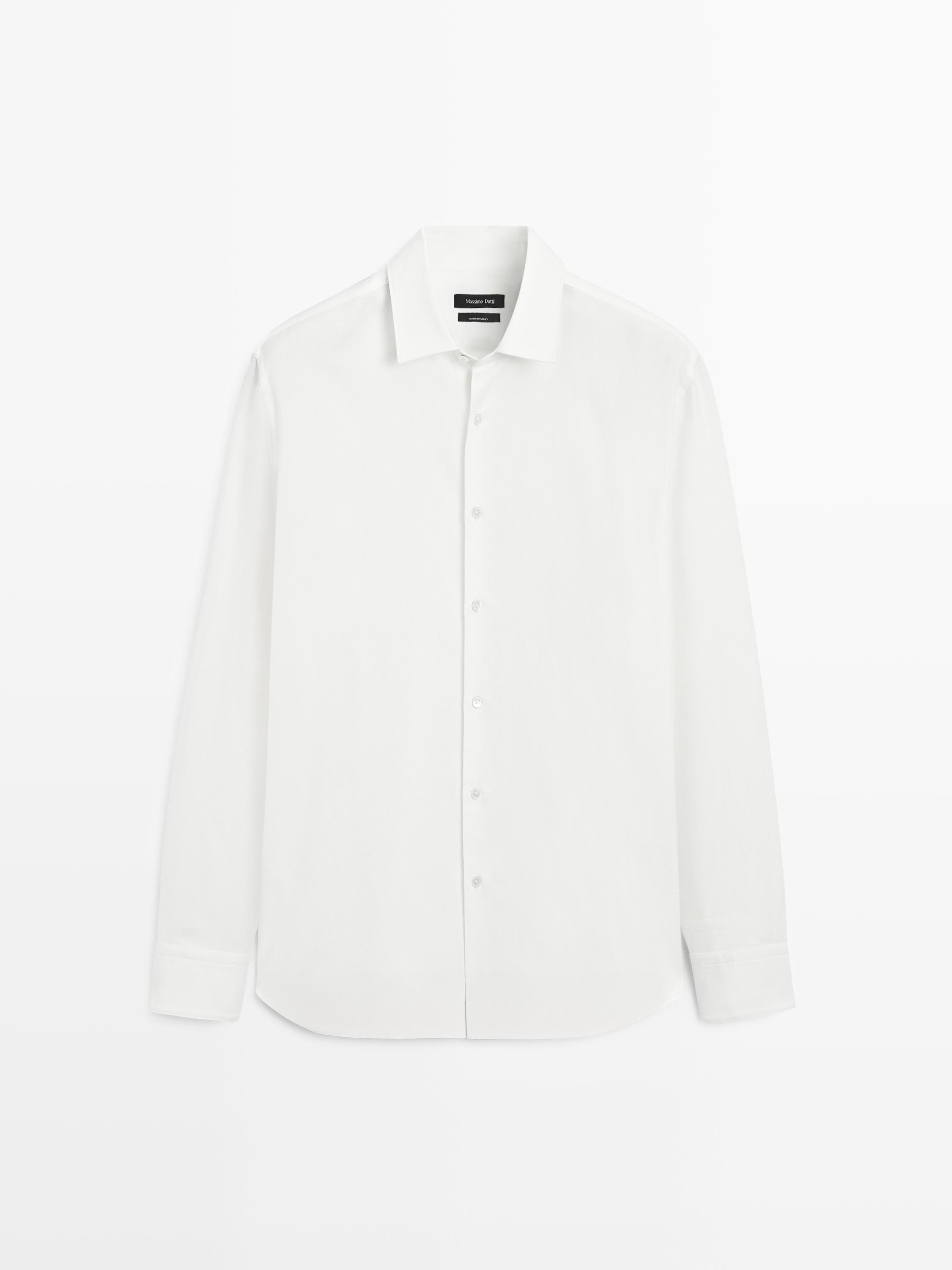Chemise en coton mélangé regular fit - LIMITED