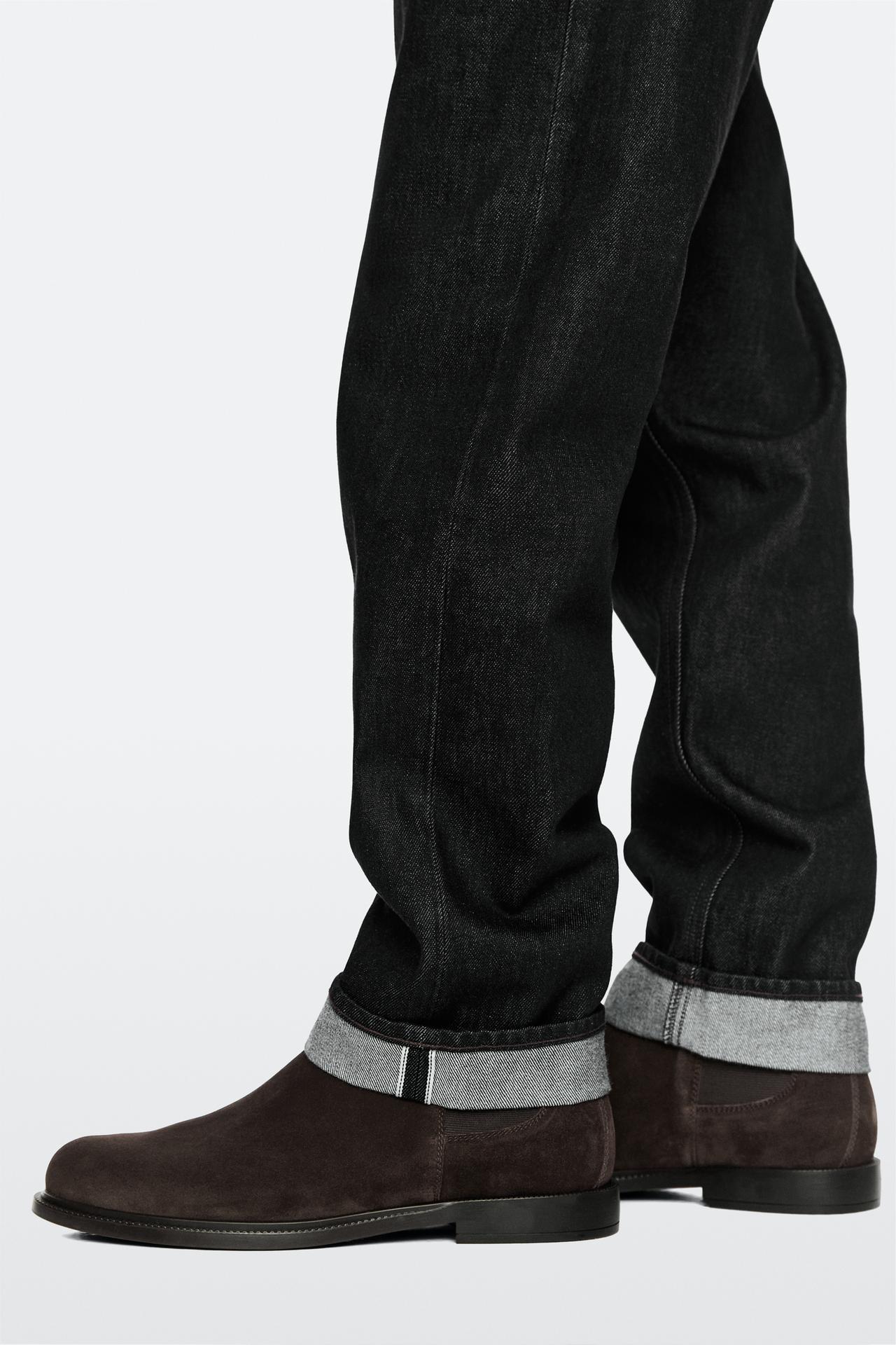 Leather Chelsea boots — BROWN