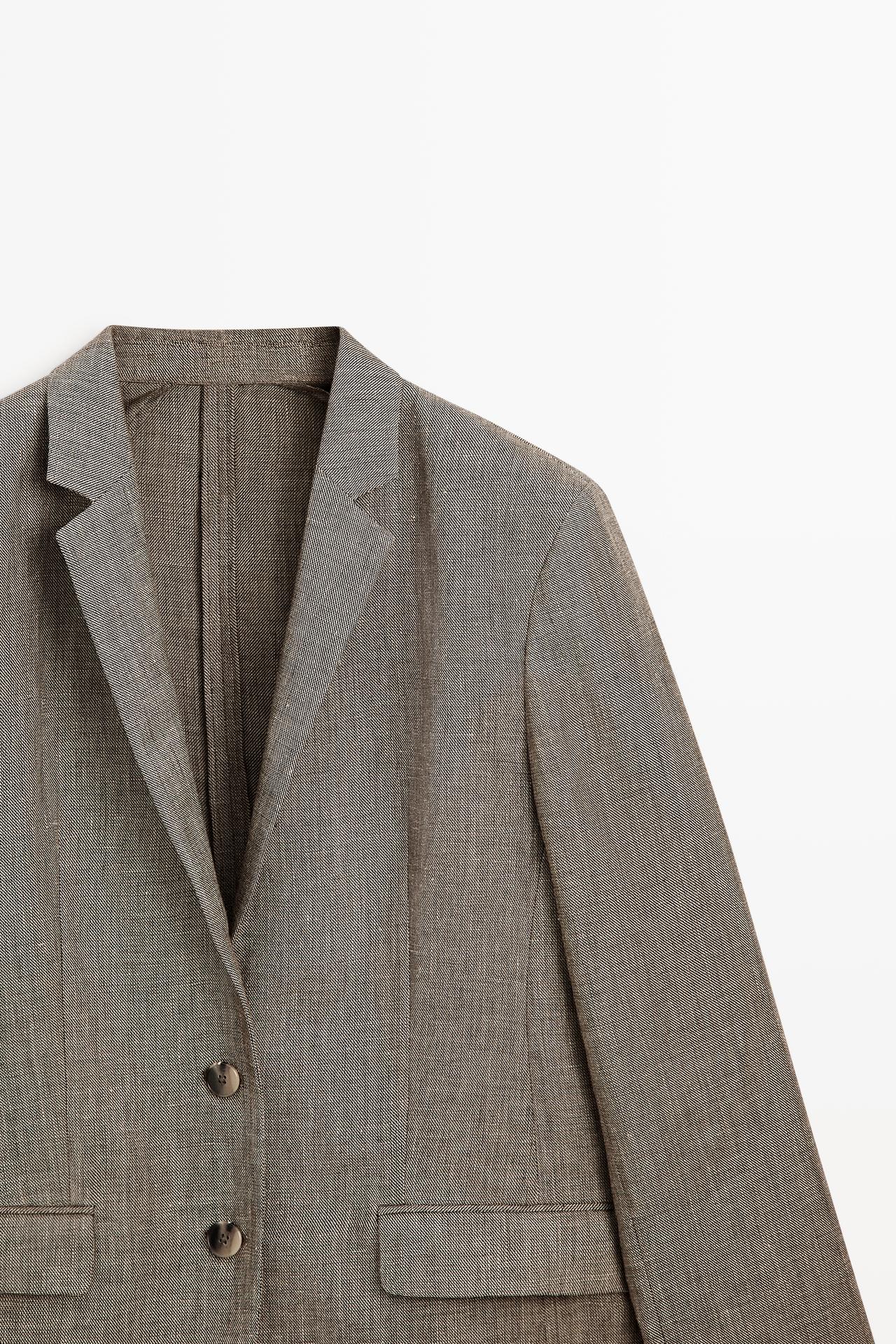 Mottled blazer - STUDIO — GREENISH