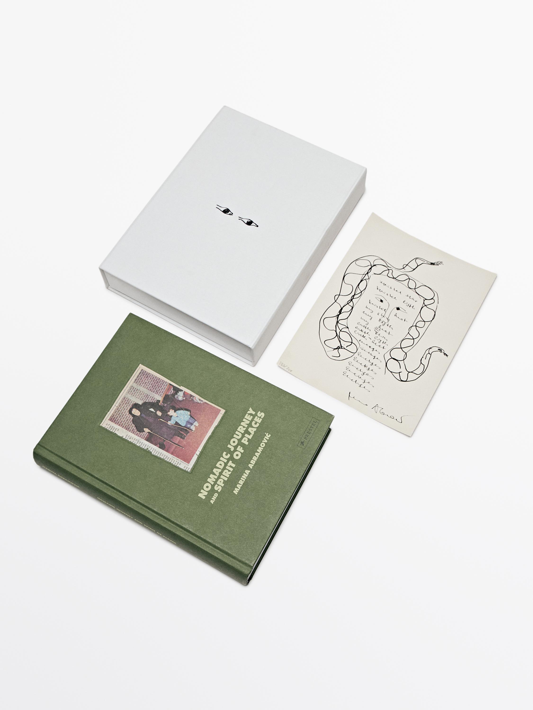 Nomadic Journey and Spirit of Places - Marina Abramovic book — WHITE