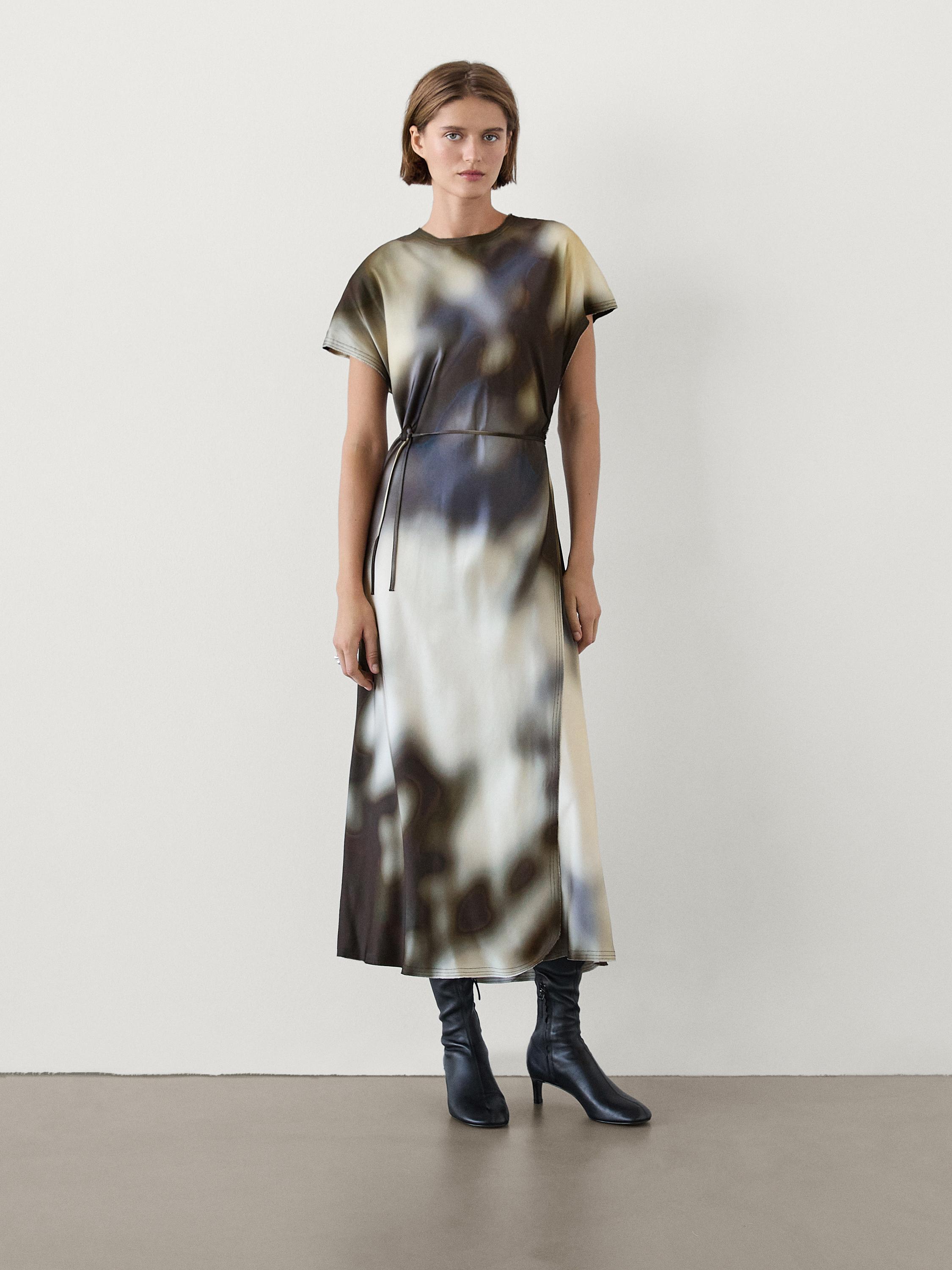 Women s Printed Dresses Massimo Dutti