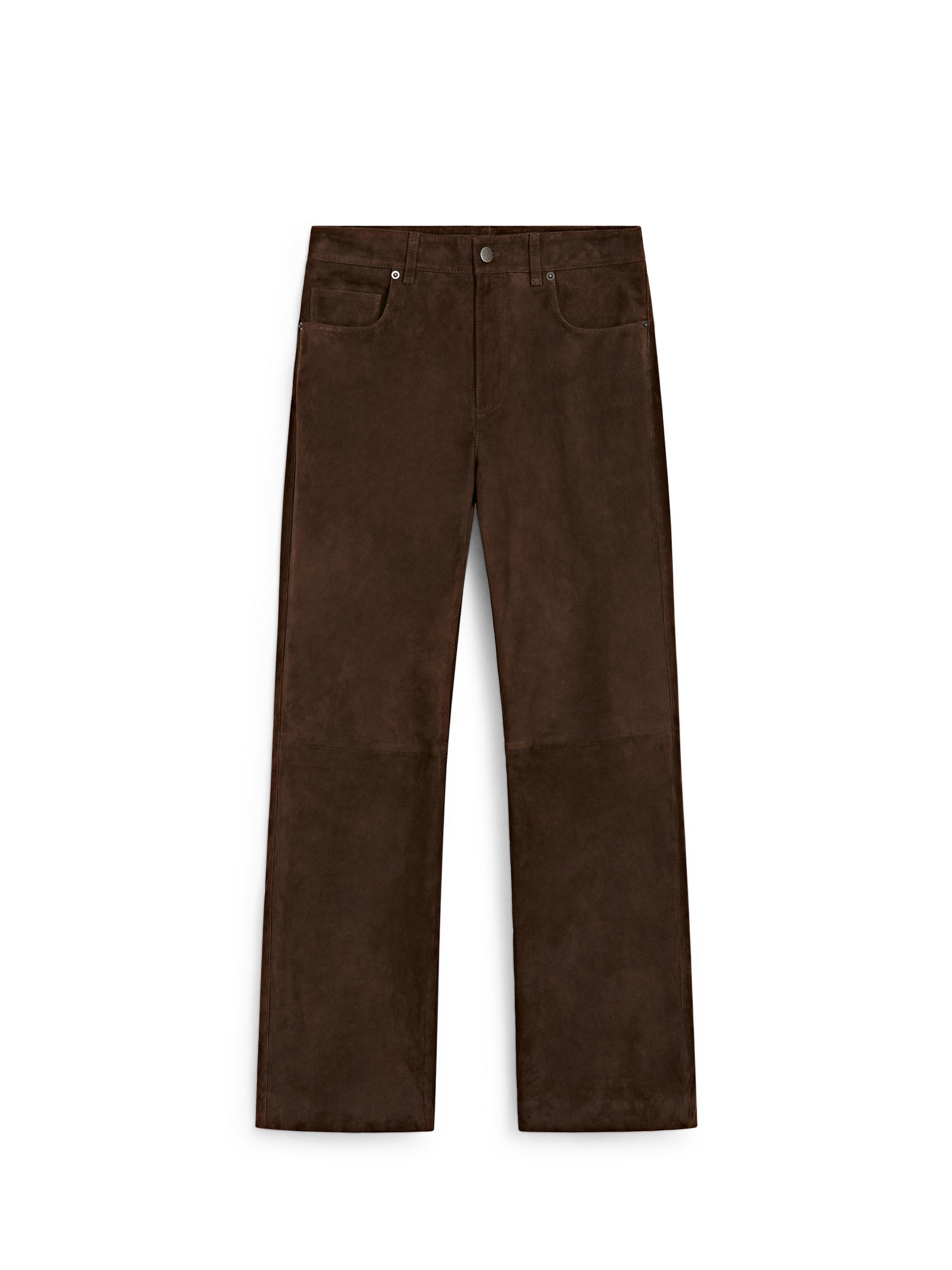 ★ Massimo Dutti★ Suede leather pants 05305515700 05305515700-t.jpg?ts=1747205289724