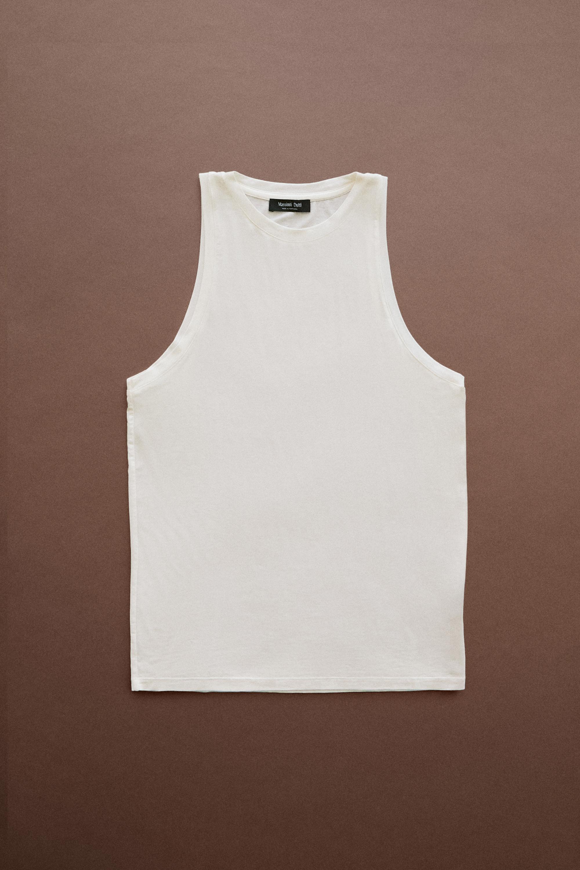 Silk blend sleeveless top - STUDIO — CREAM
