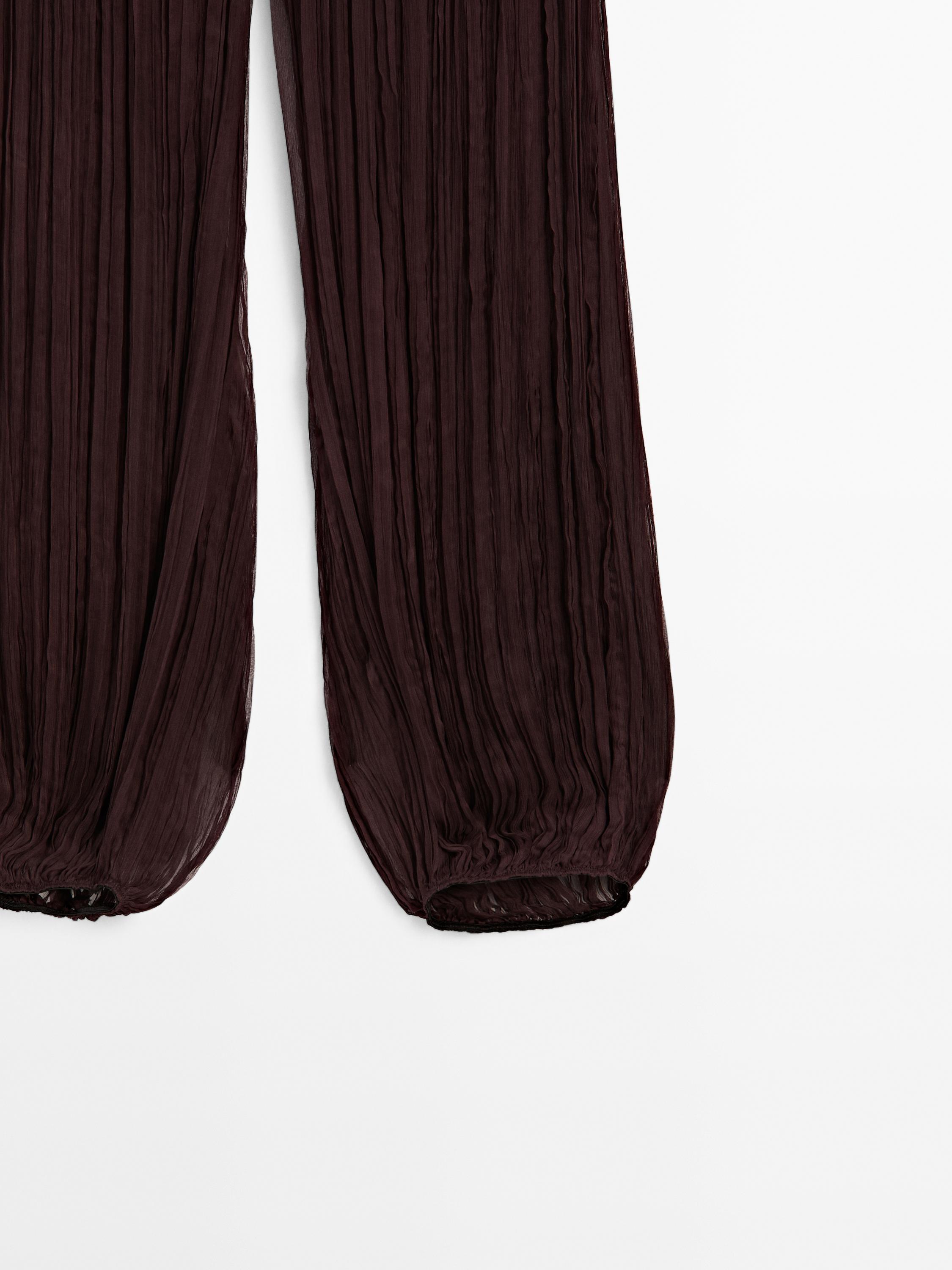 Flowing pleated balloon trousers - STUDIO