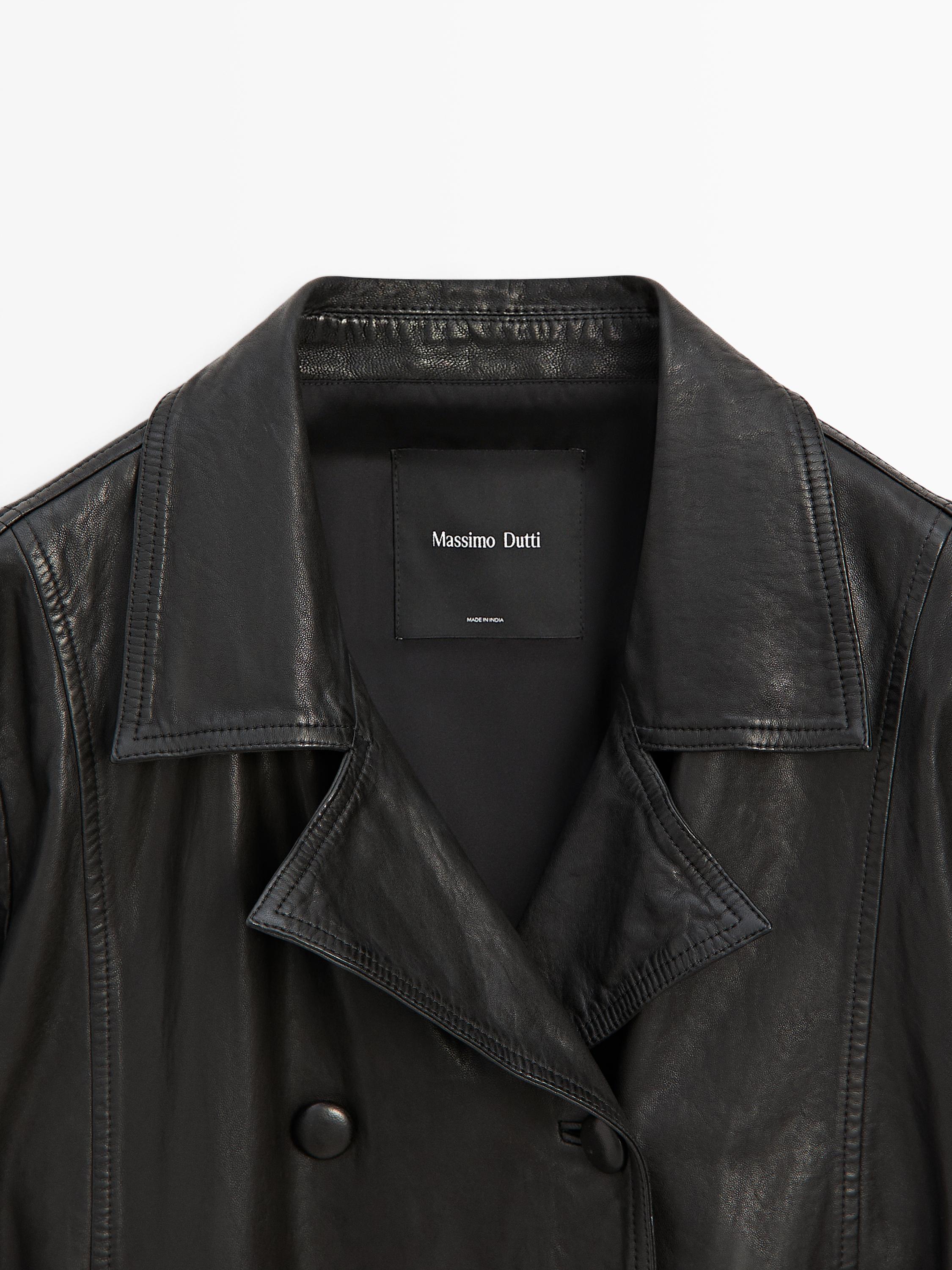Women's Leather Jackets - Massimo Dutti - FI