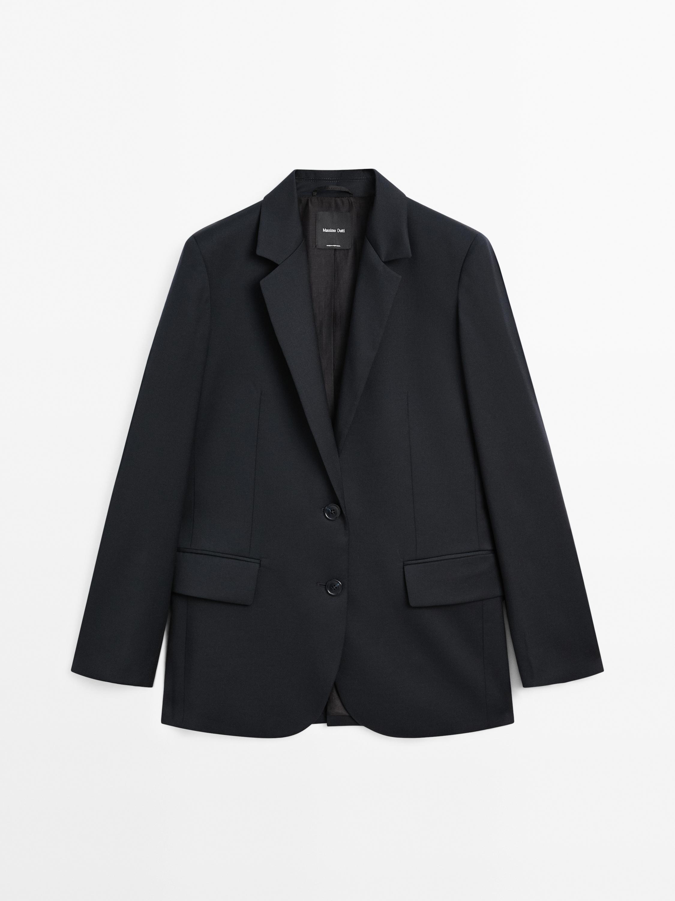 100% extra fine two-button blazer