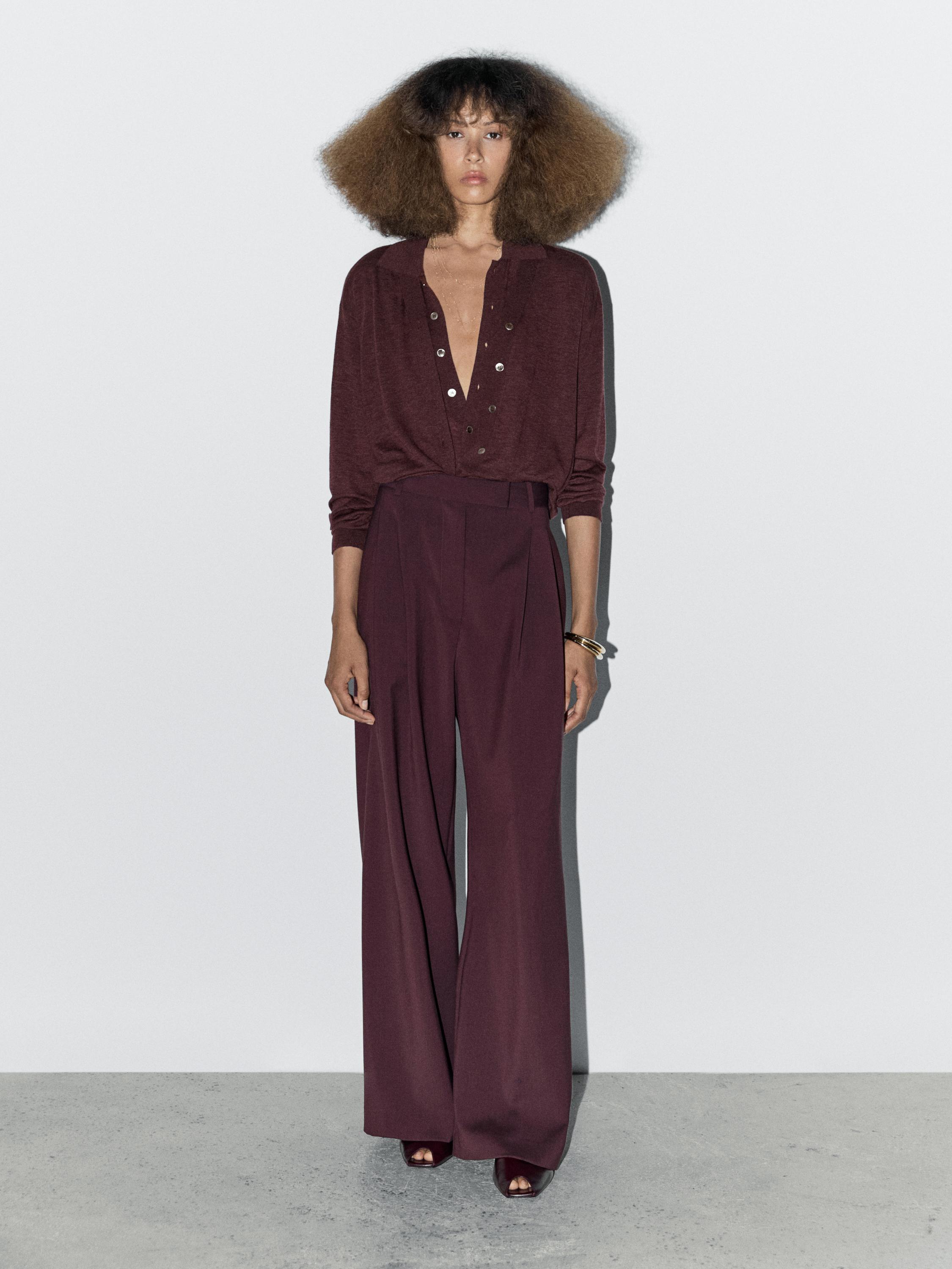 Pantalón doble pinza 100% lana - STUDIO