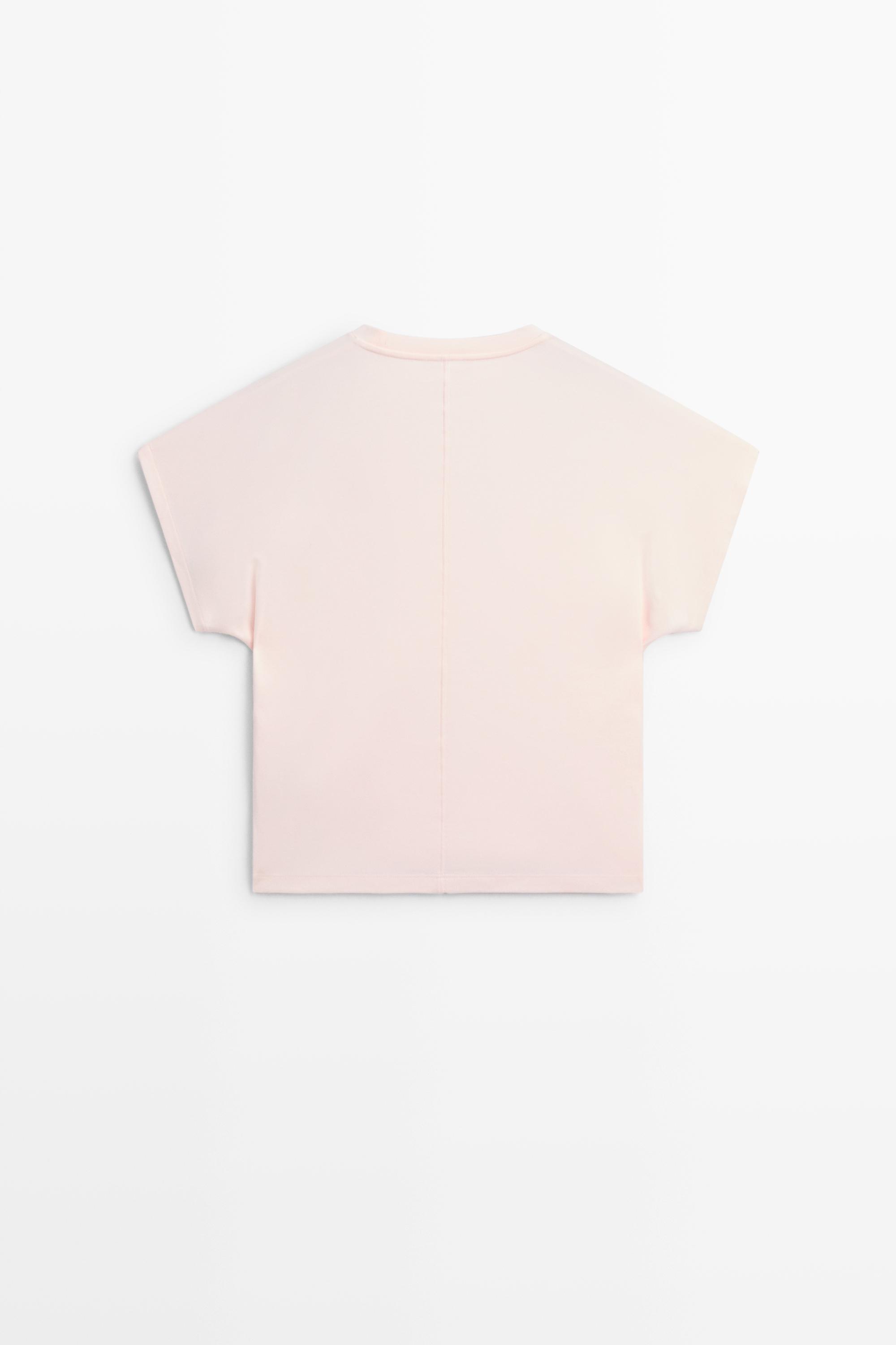 100% Cotton Short Sleeve T-Shirt — PINK