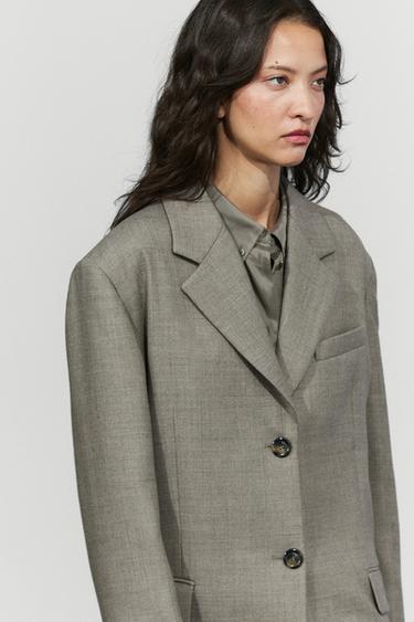 100% wool long coat — MINK 8
