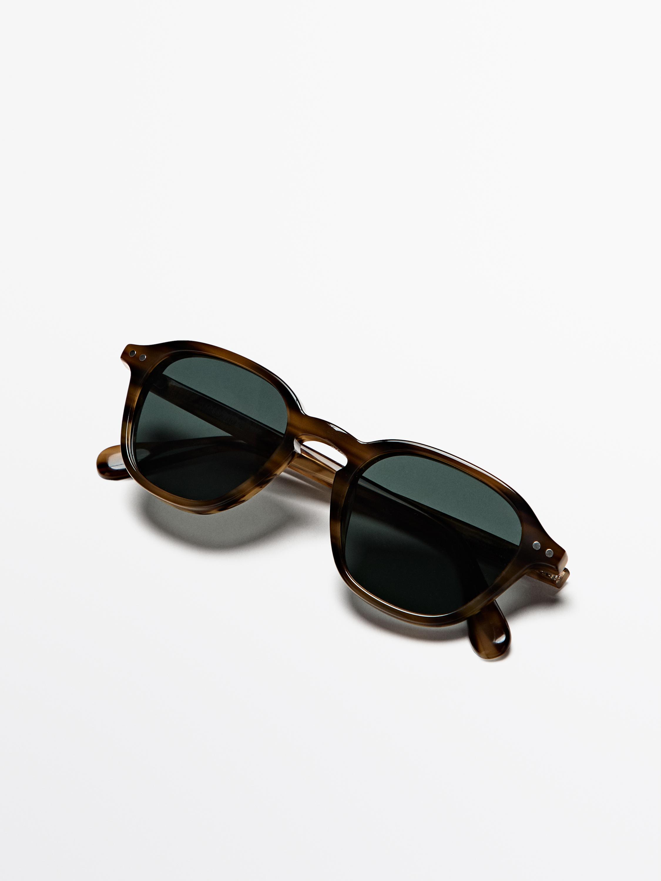 Round sunglasses — EMERALD