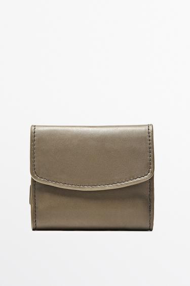 Mini nappa leather jewelry case — MOLE BROWN 1