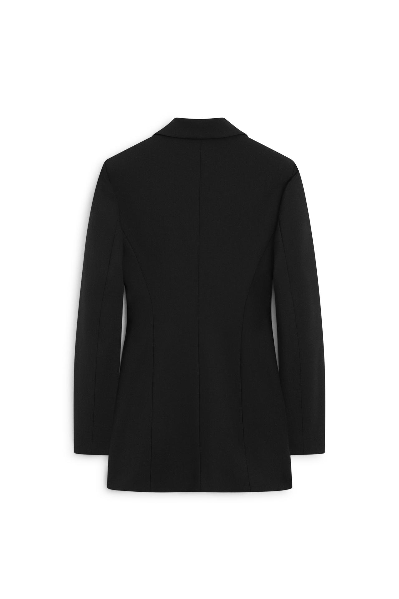 Button detail suit blazer - LIMITED EDITION — BLACK