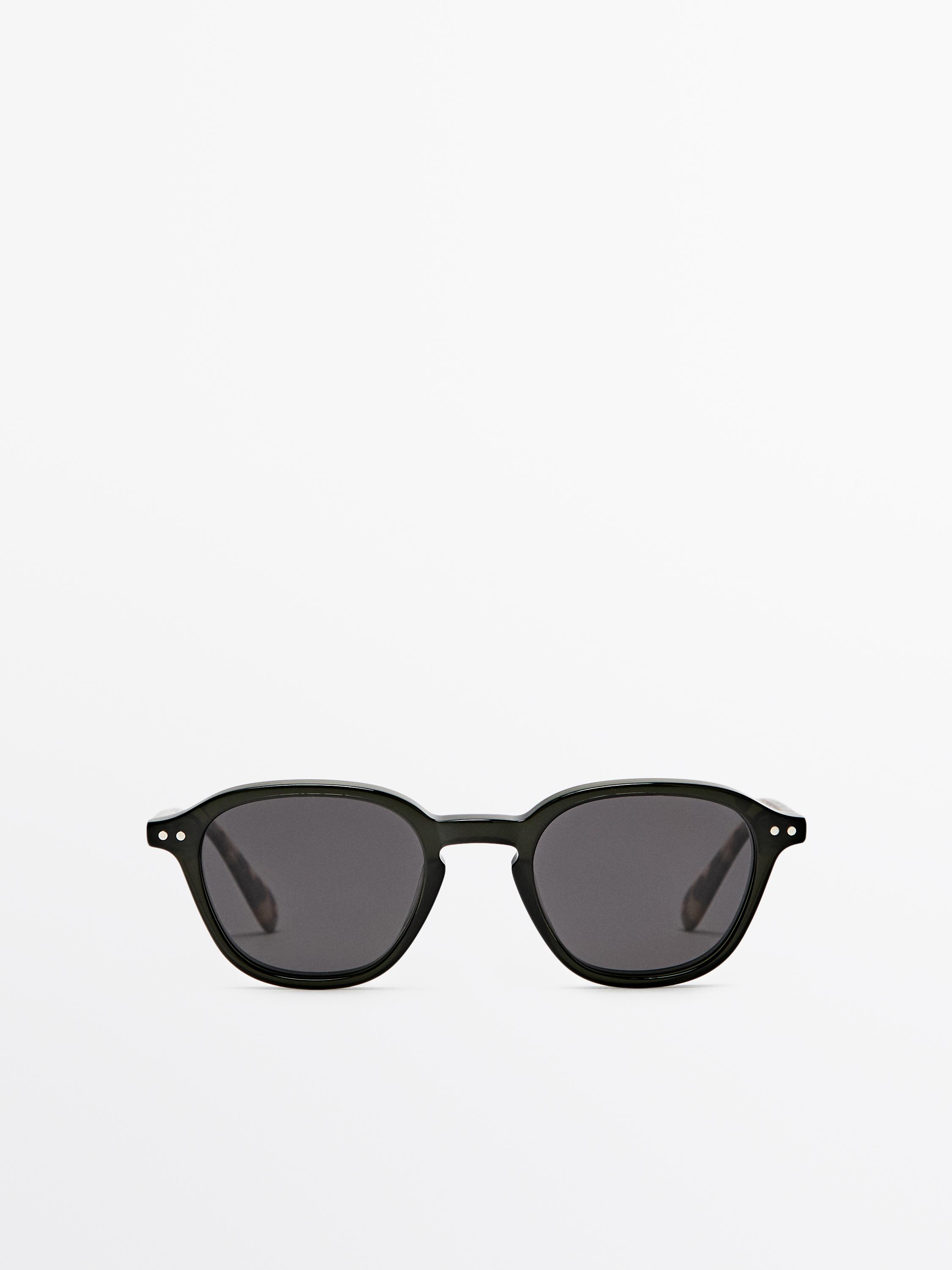 Round sunglasses — GREEN