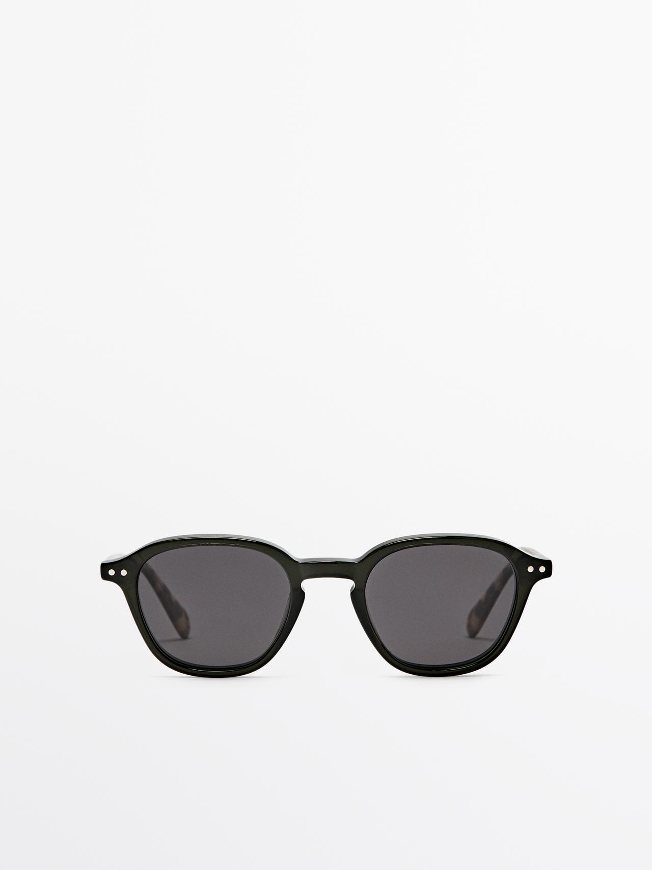 Round sunglasses — GREEN