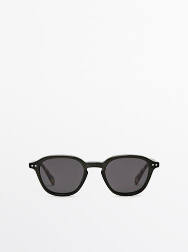 Round sunglasses — GREEN 1