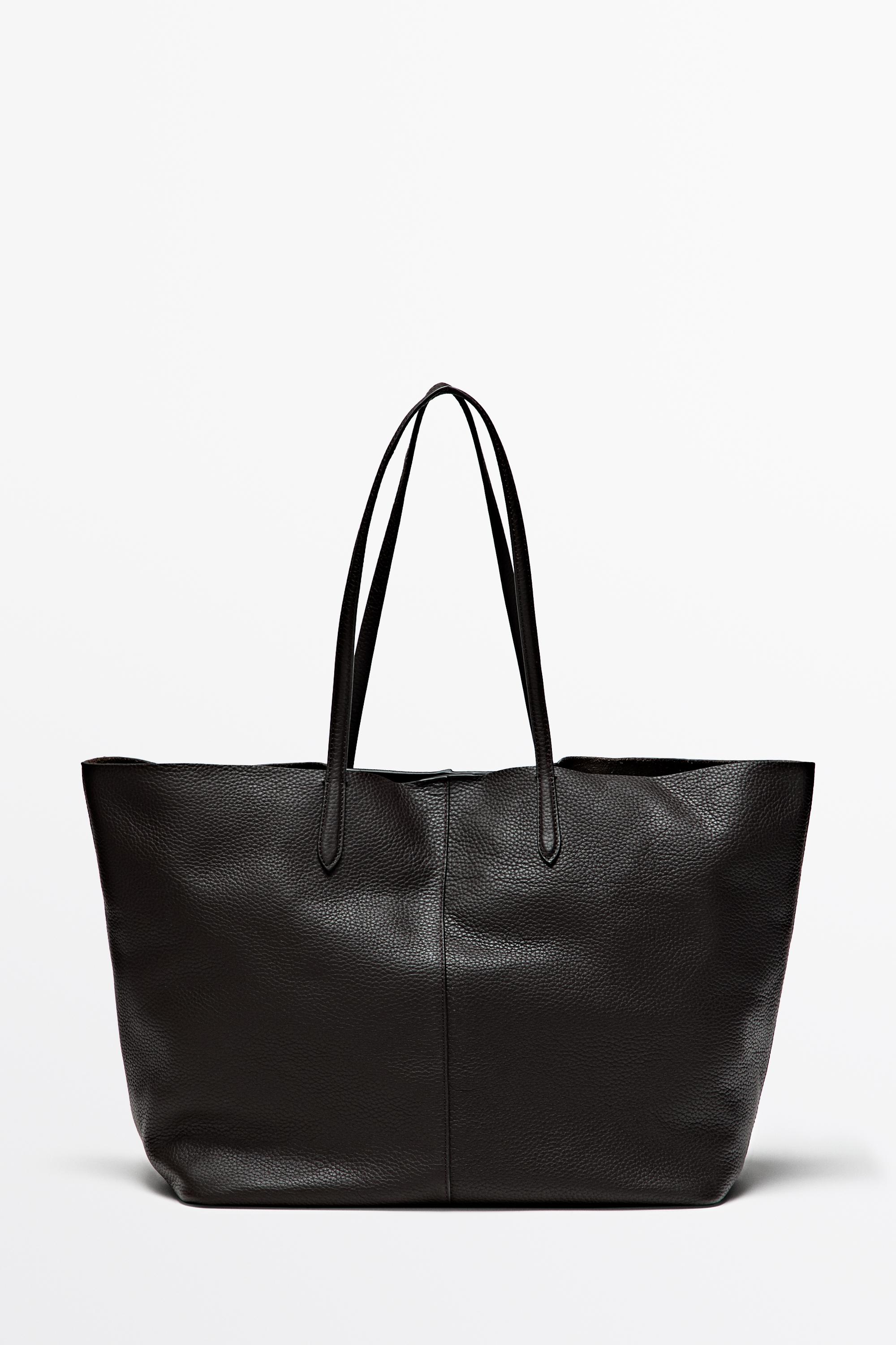 Bolso tote large piel napa