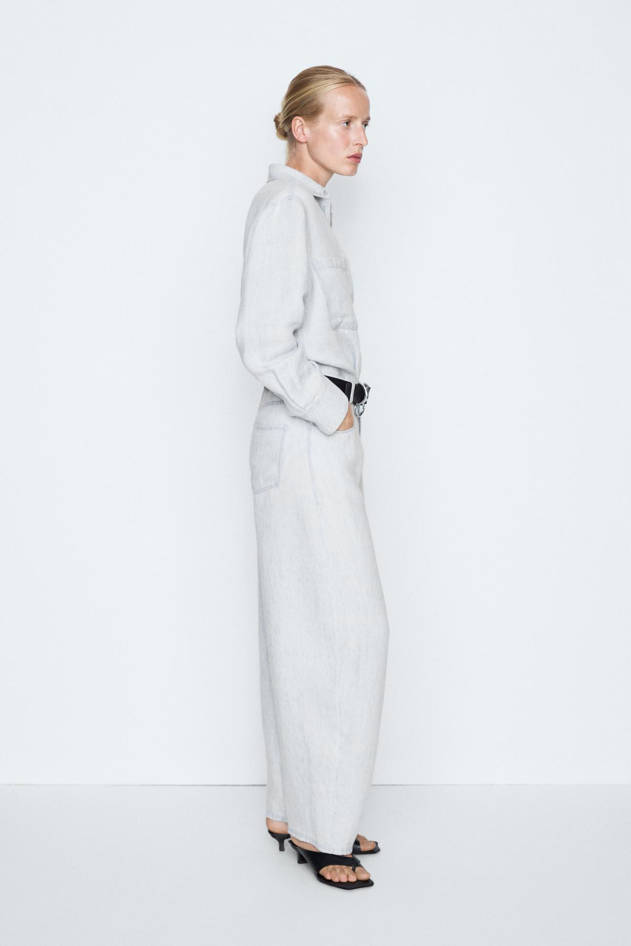 Denim effect pocket shirt - STUDIO — Light Blue