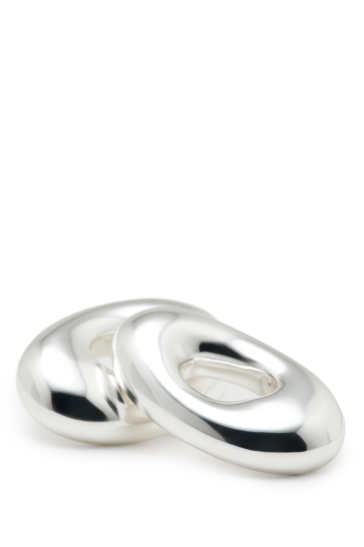 Oval earrings - LIMITED EDITION — SILVER