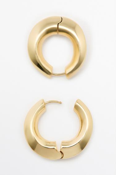 Voluminous hoop earrings — GOLDEN 5