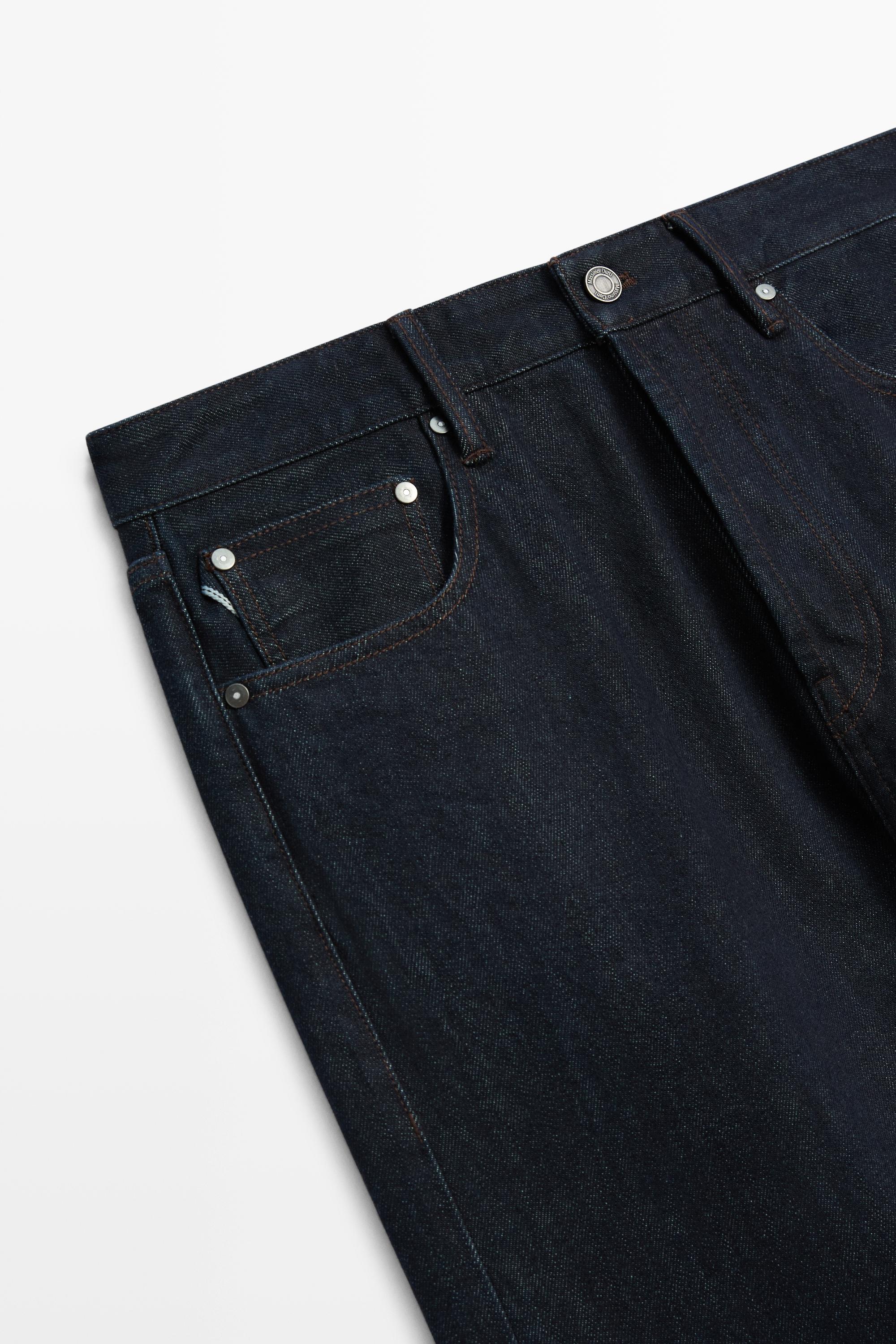 Selvedge-fit jeans — NAVY BLUE