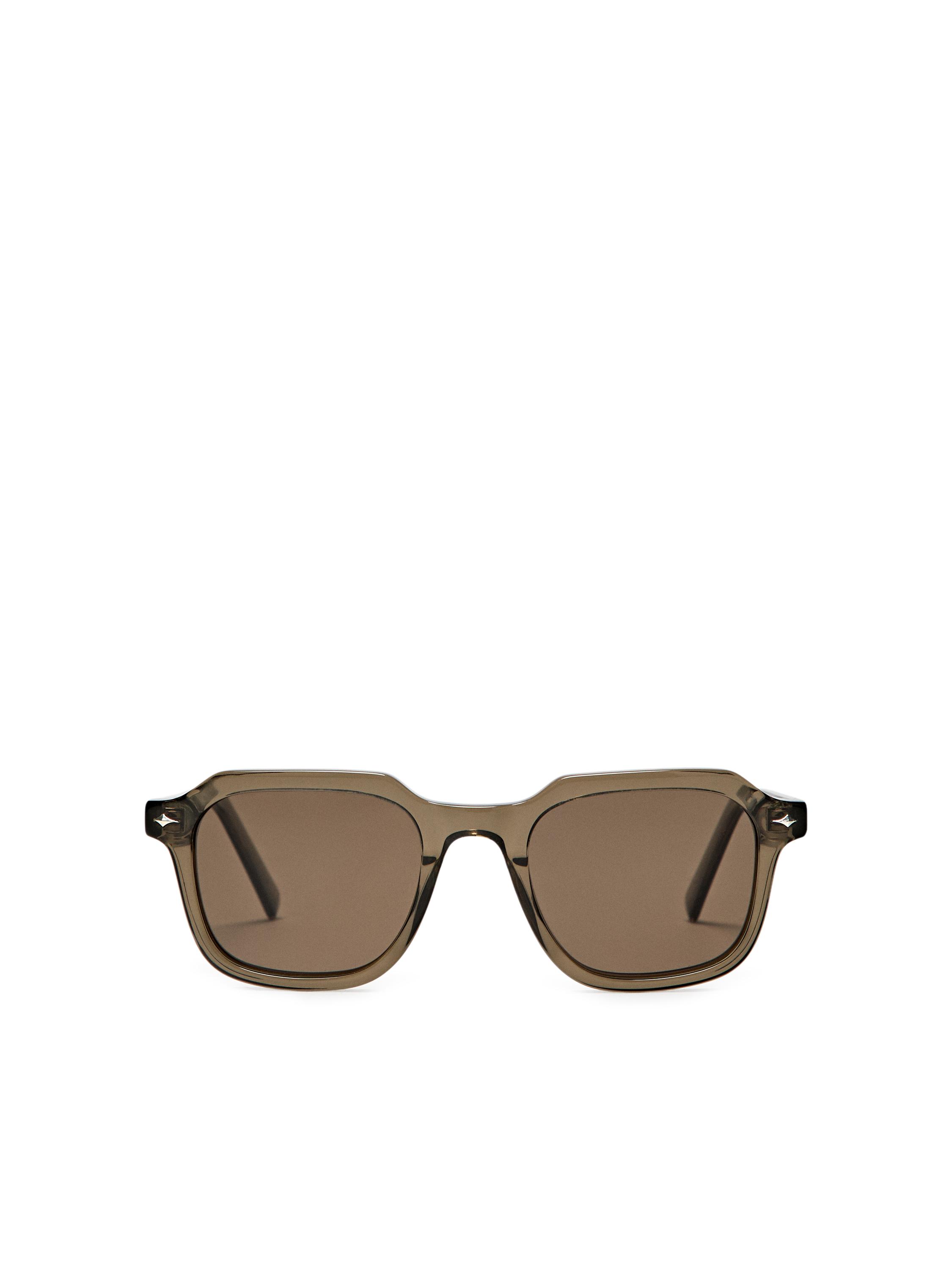Square sunglasses — PALE GREEN