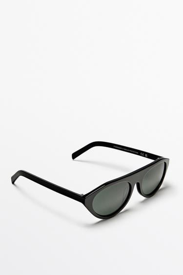 Oval sunglasses — BLACK 2