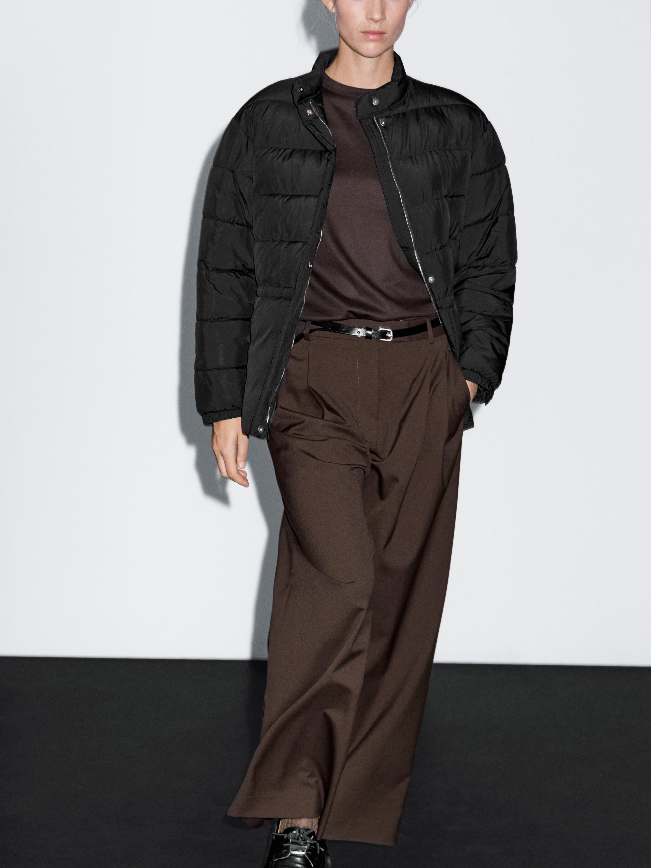 Veste matelassée à col mao