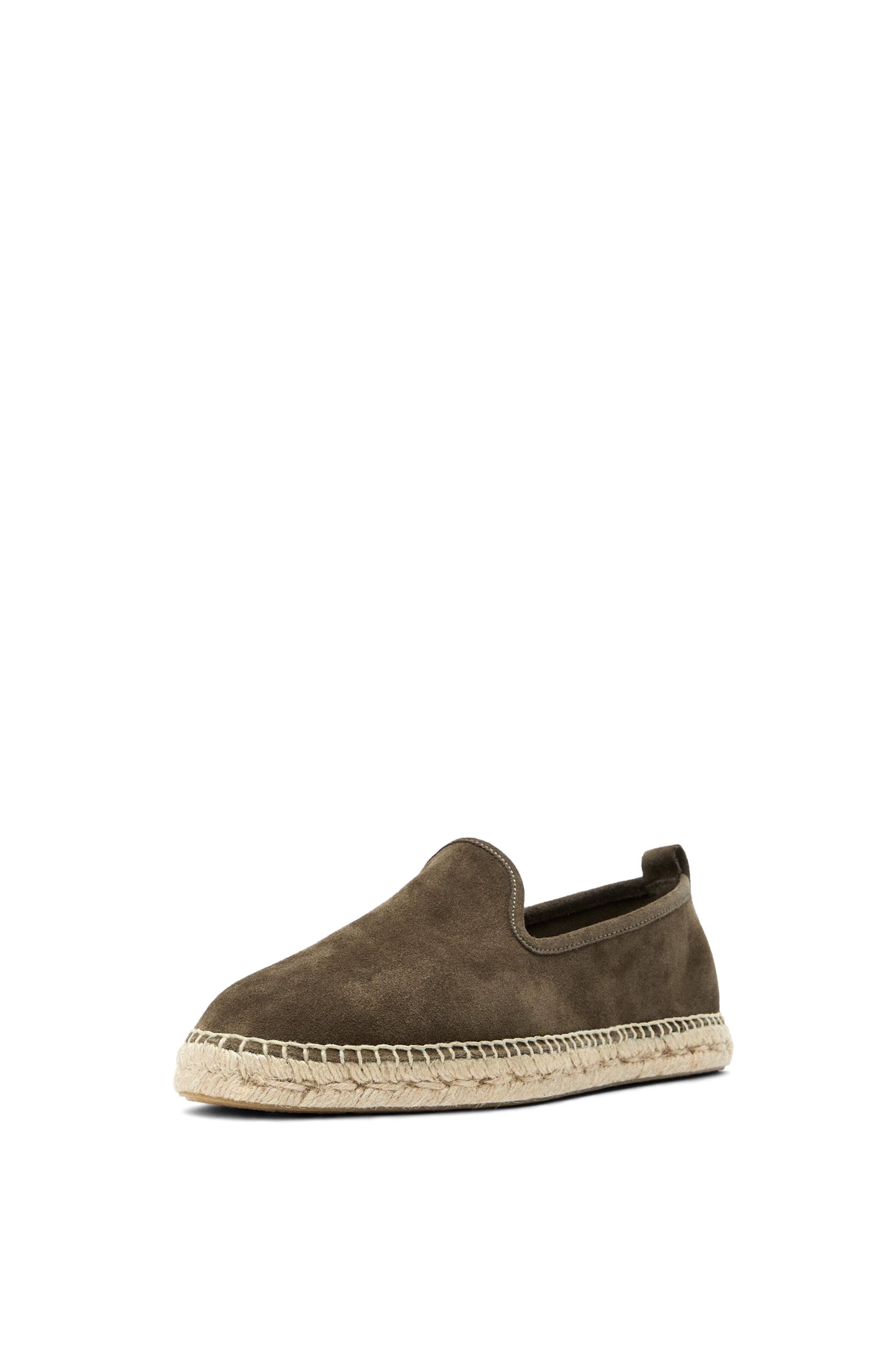 Leather espadrilles — MINK
