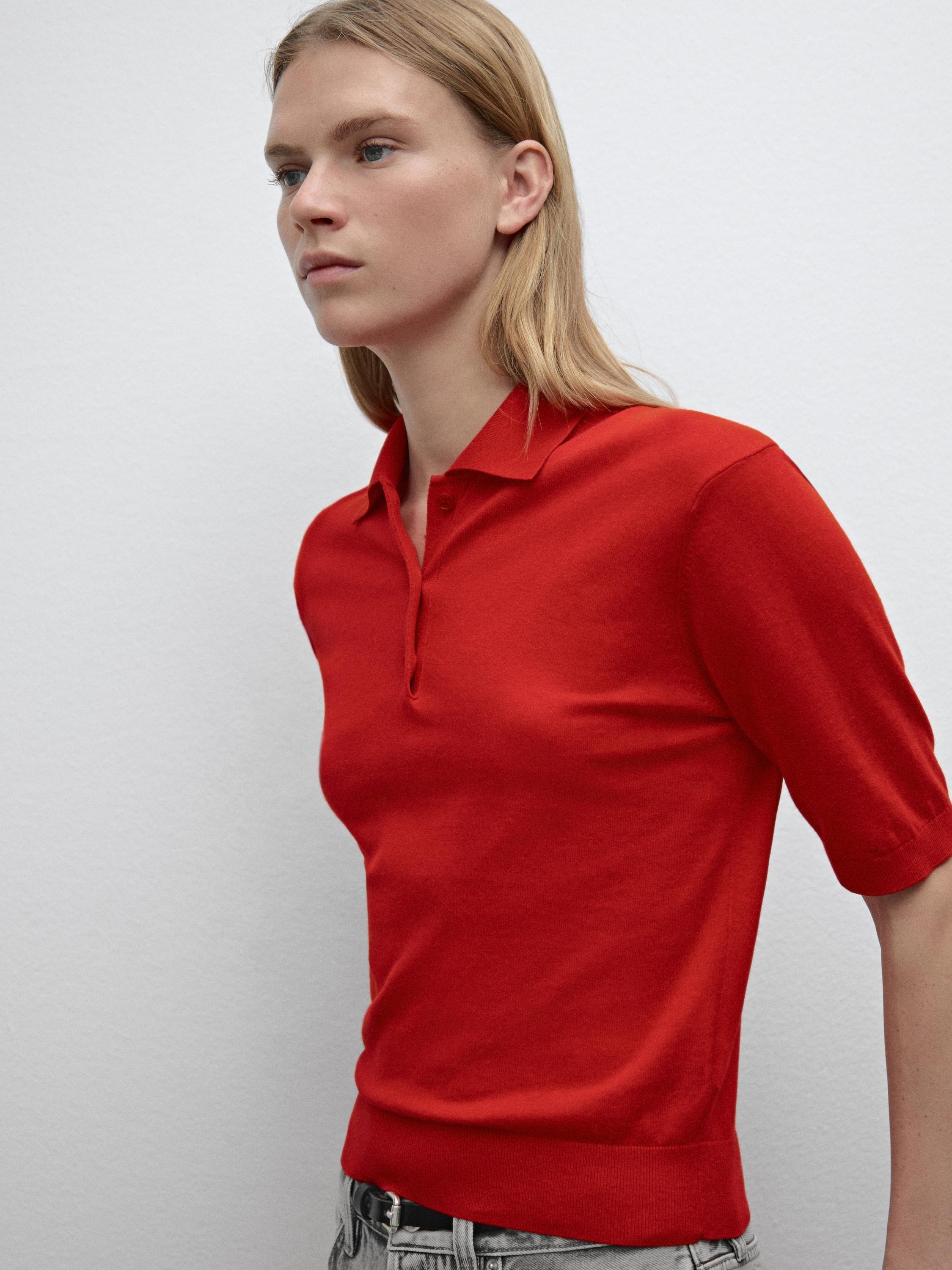Short sleeve polo shirt
