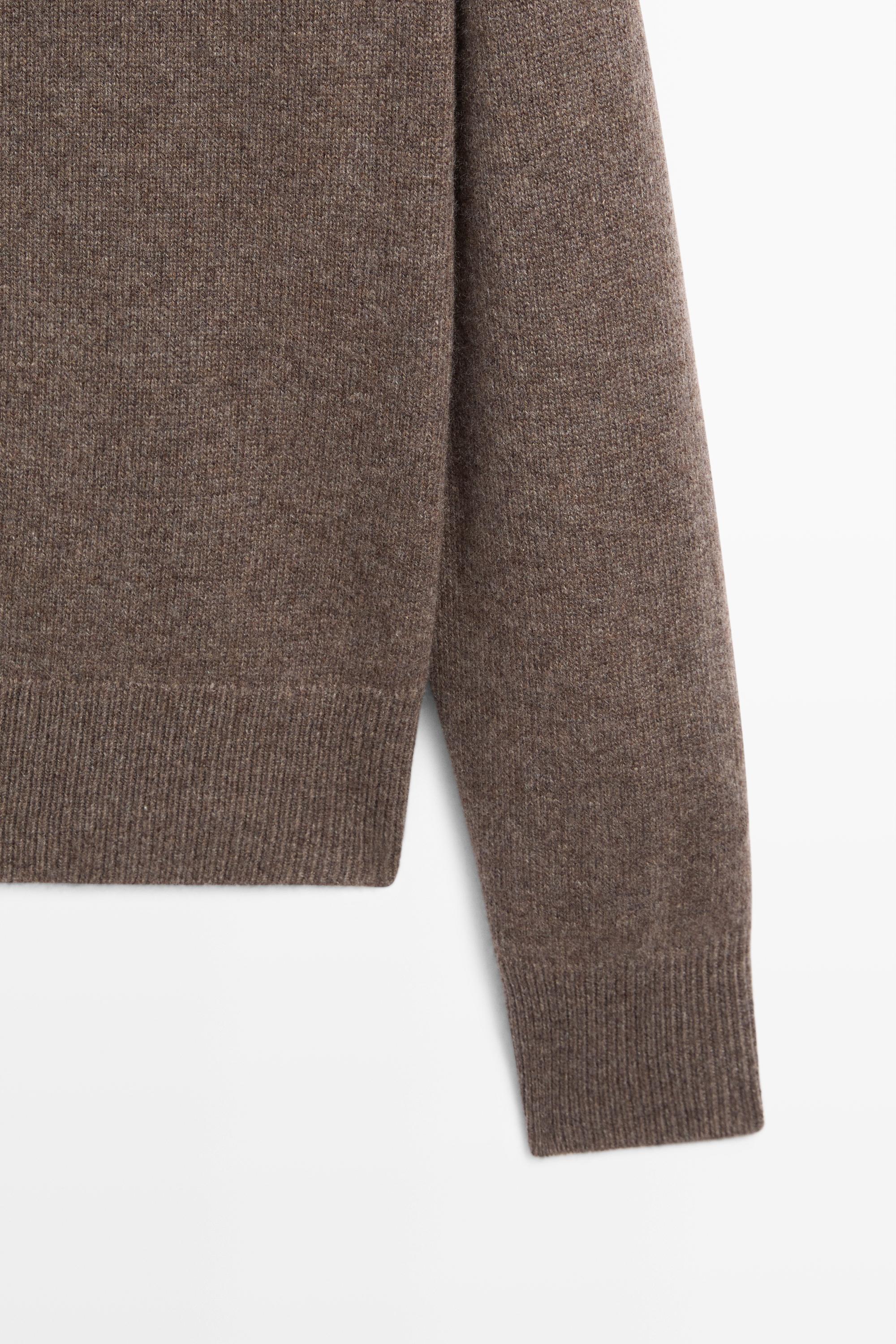 Massimo Dutti %100 kaşmir bomber triko hırka