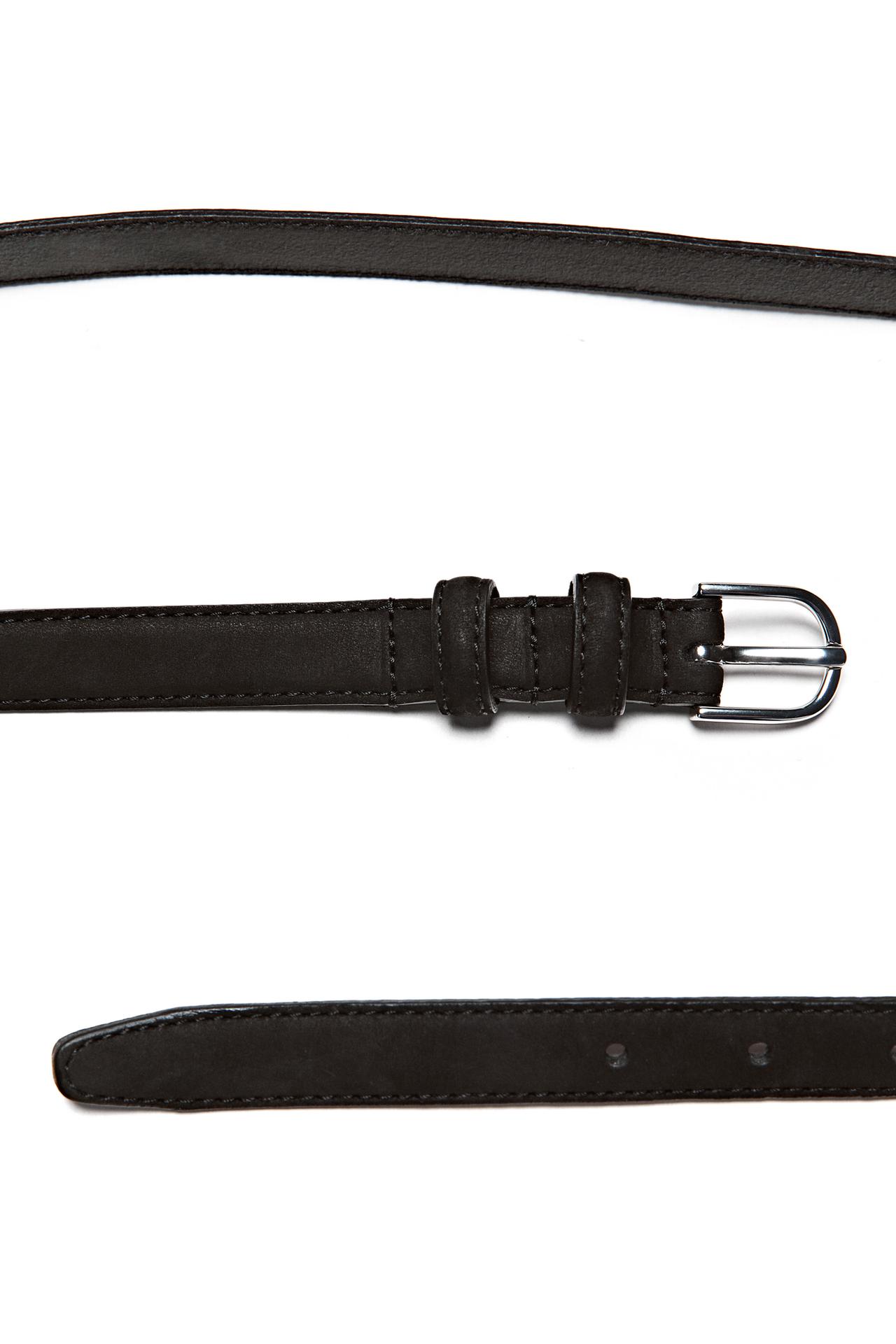 Nubuck leather belt - LIMITED EDITION — BLACK
