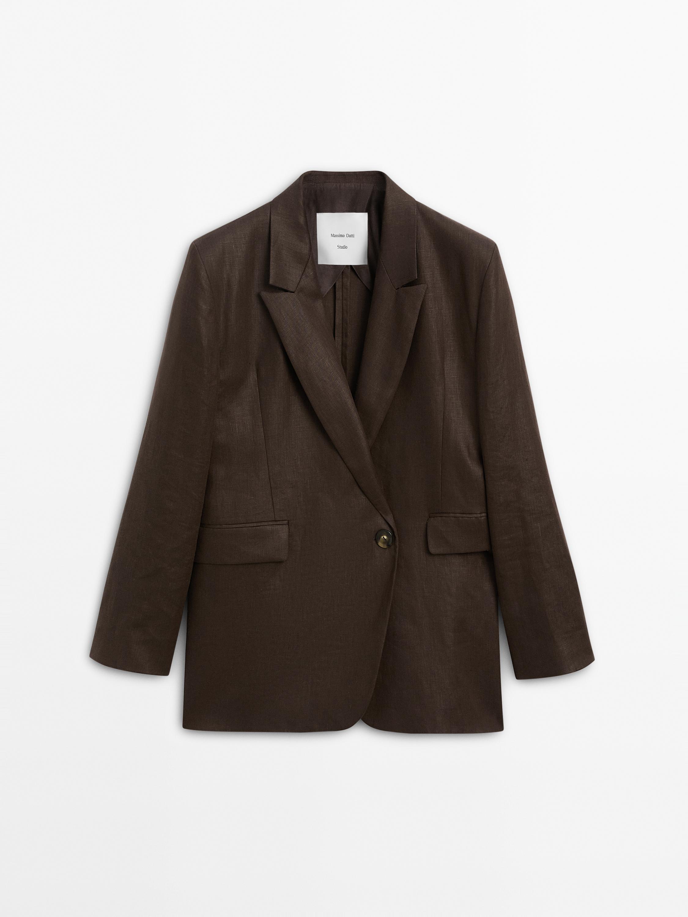 Blazer croisé 100 % lin - Studio