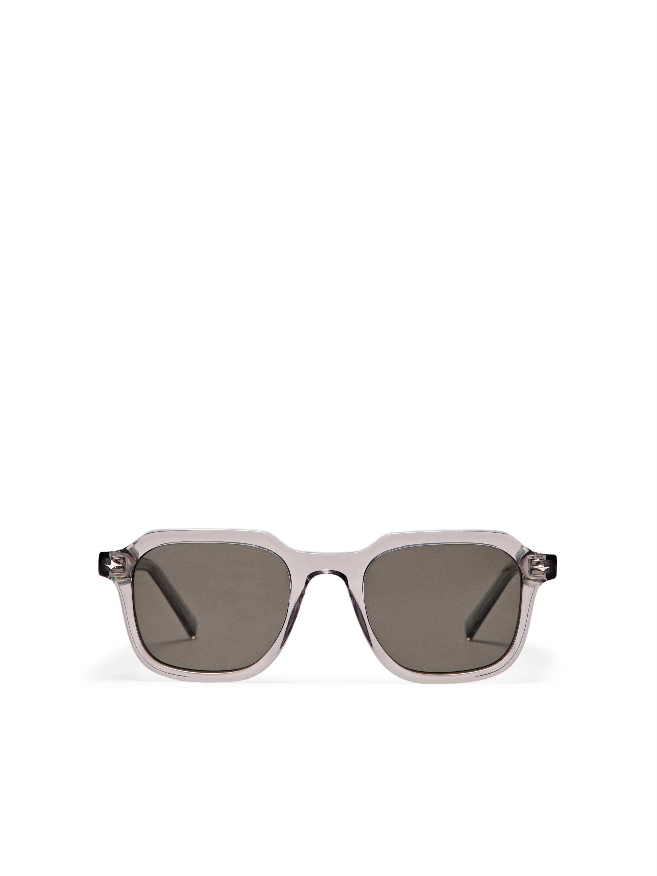 Square sunglasses — GREY MARL