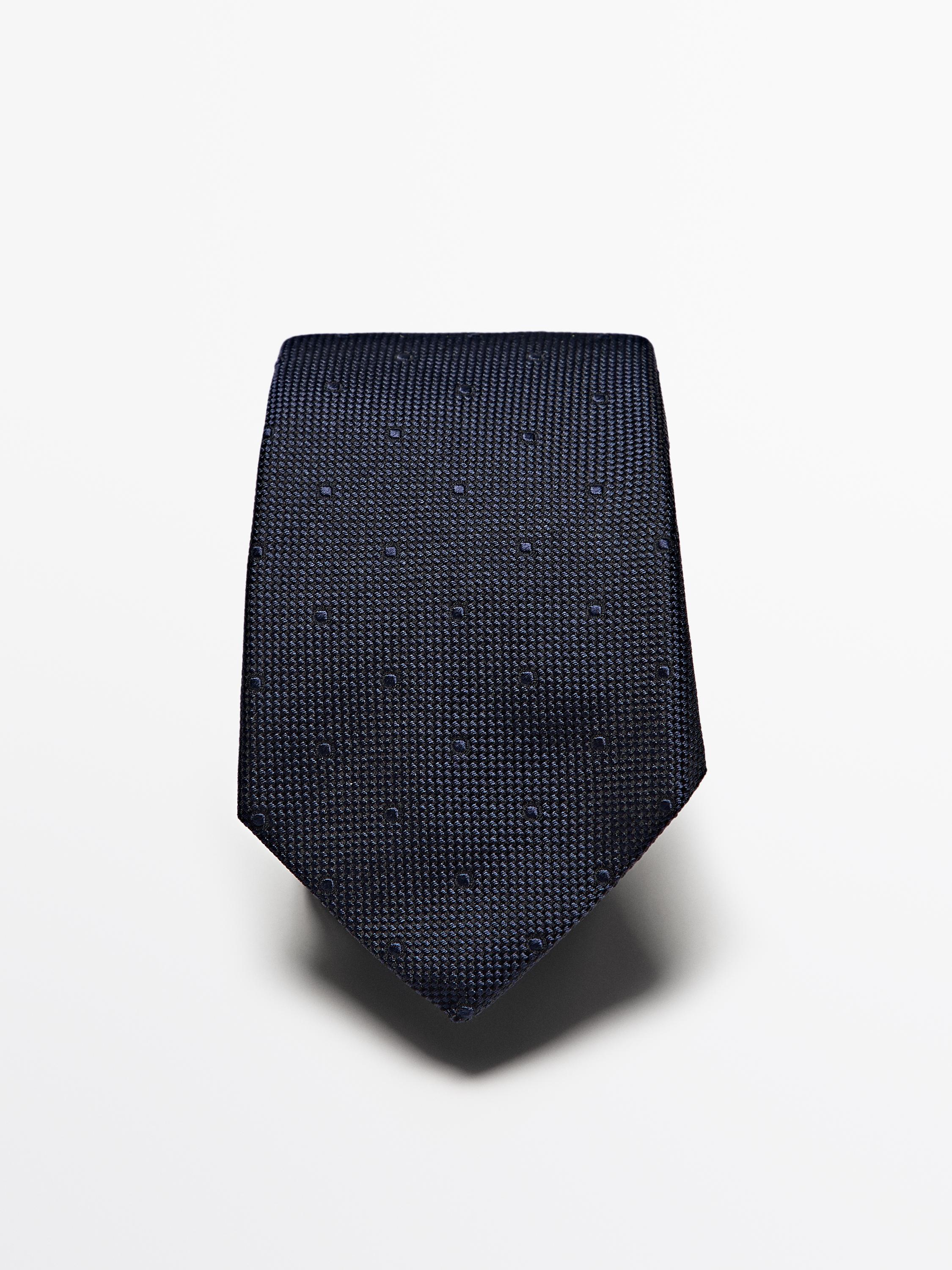 Corbata estructura 100% seda