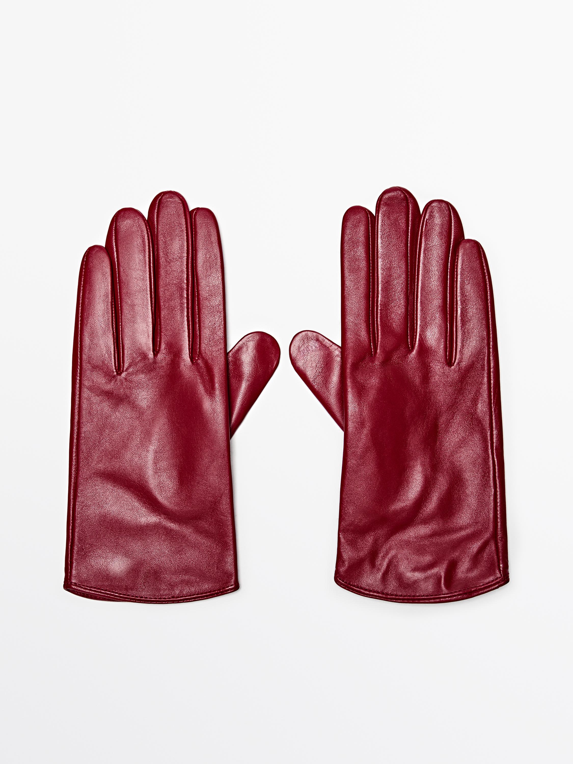 Guantes piel napa