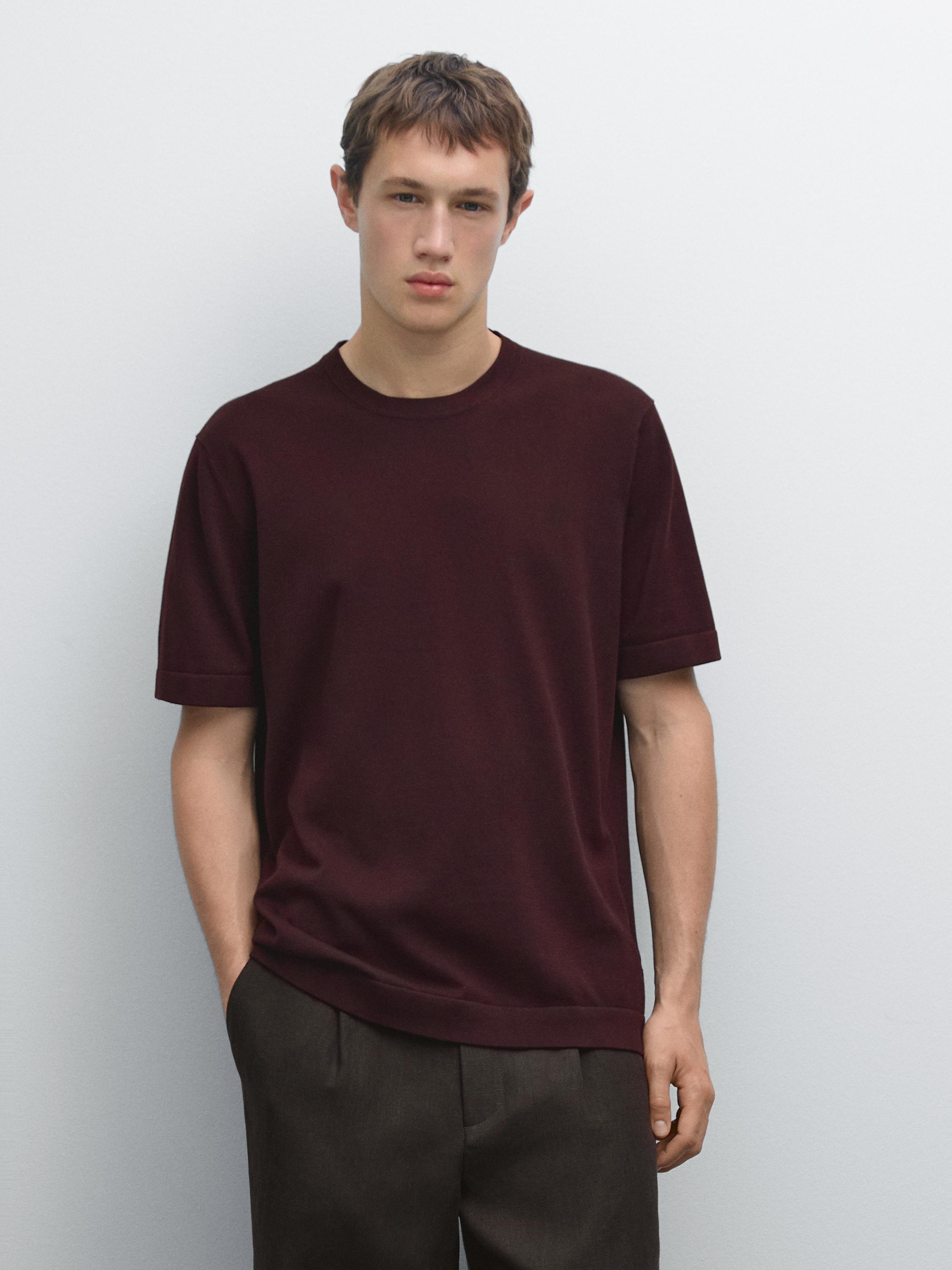 100% cotton short sleeve knit sweater